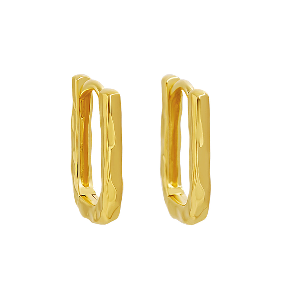 Delicate Eternity Textured Huggie Hoop Earrings - Small Gold Huggie Earrings for Women - Perfect for Everyday Wear, Date Nights & Special Occasions