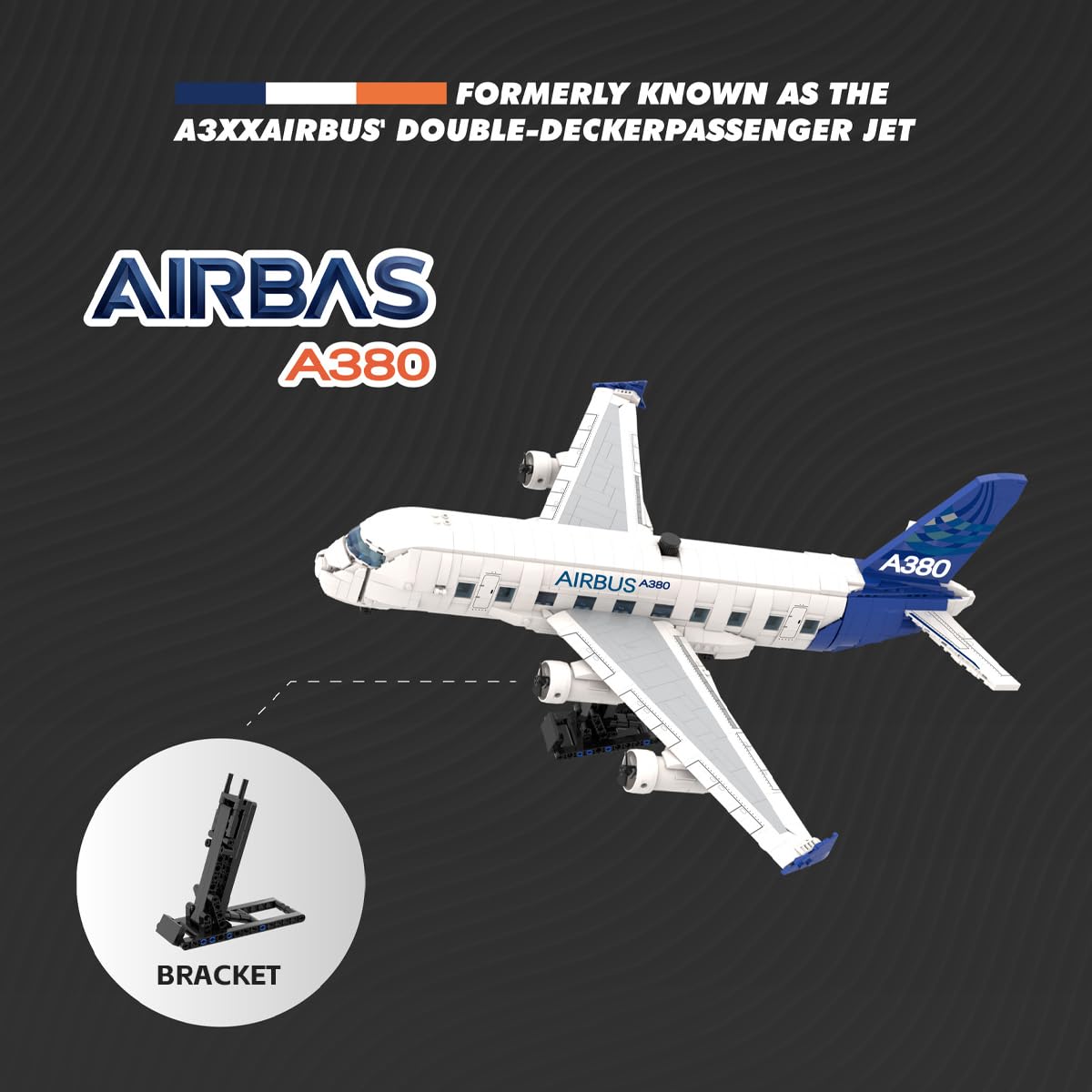 DAHONPA Airbus Building Blocks Set - 1945 Pieces Airplane City Model with Flight Attendants, STEM Educational Toy for Kids & Adults | Perfect for Creative Play, Birthday Gifts & Aviation Enthusiasts