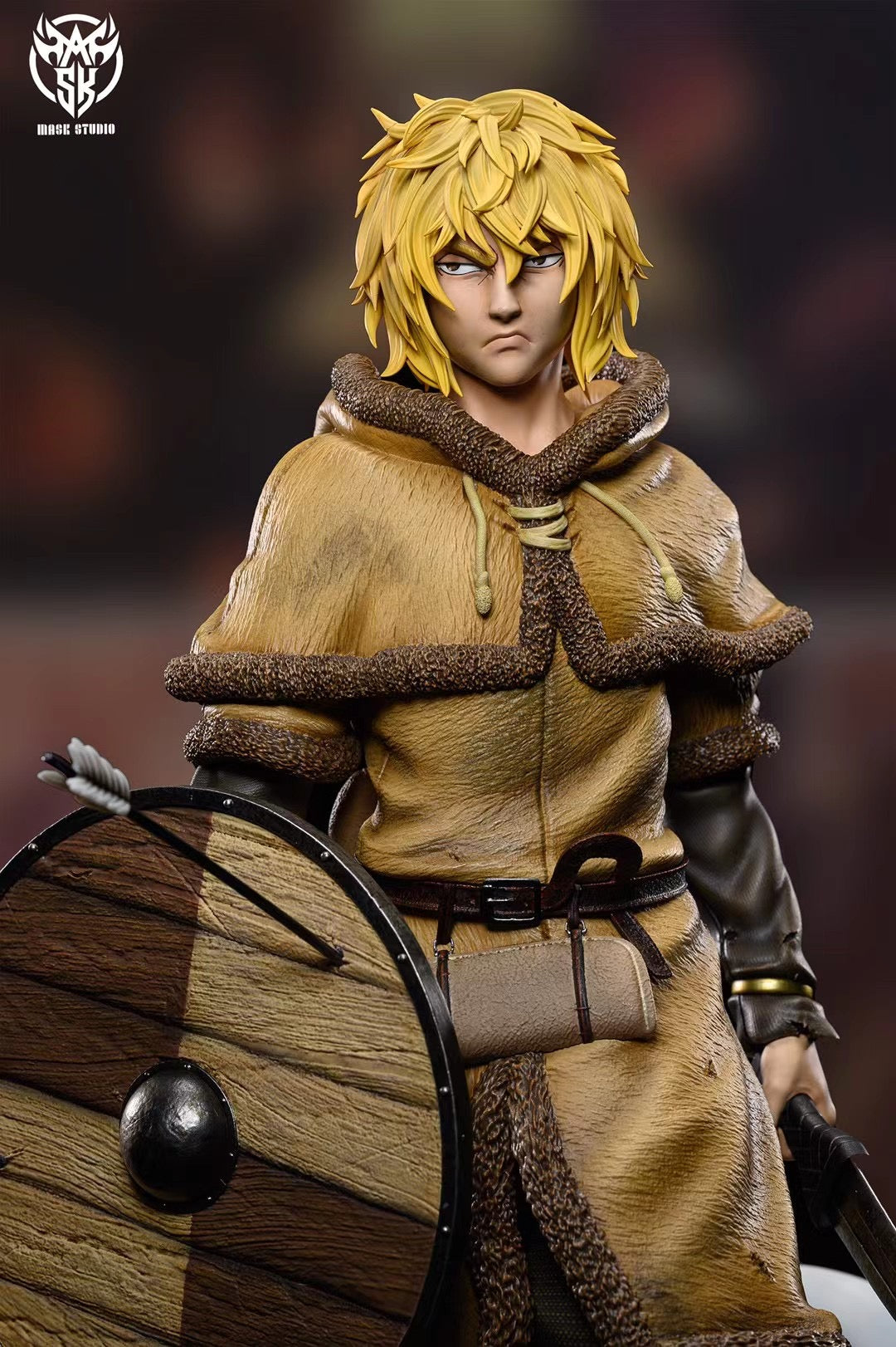 Vinland Saga Thorfinn Cosplay Mask - Anime Viking Warrior Mask for Halloween, Cosplay, and Themed Parties | Perfect for Fans of the Manga and Anime Series