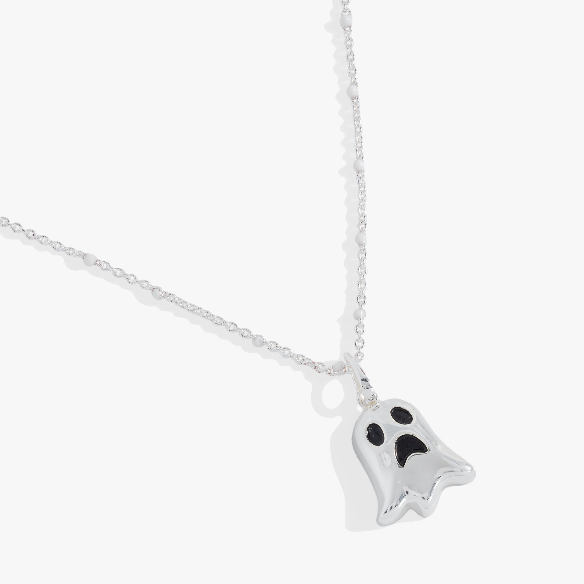 Ghost Necklace - Gothic Pendant for Women & Men - Halloween Jewelry Gift - Perfect for Parties, Cosplay & Everyday Wear
