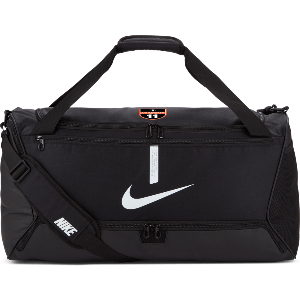 Nike Academy Team Duffle Bag - Large Sports Gym Bag for Men & Women - Perfect for Travel, Gym, Workout, and Sports Equipment Storage (CU8090-010)