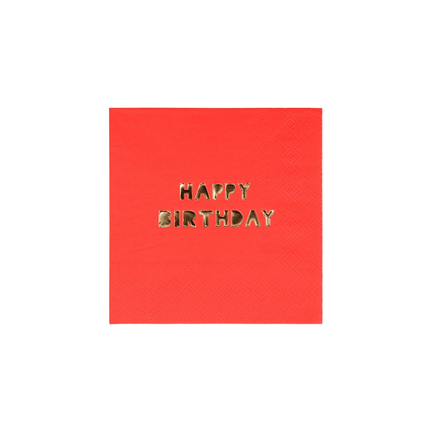 Happy Birthday Small Napkins - Colorful Party Napkins for Birthday Celebrations, Baby Showers & Special Events
