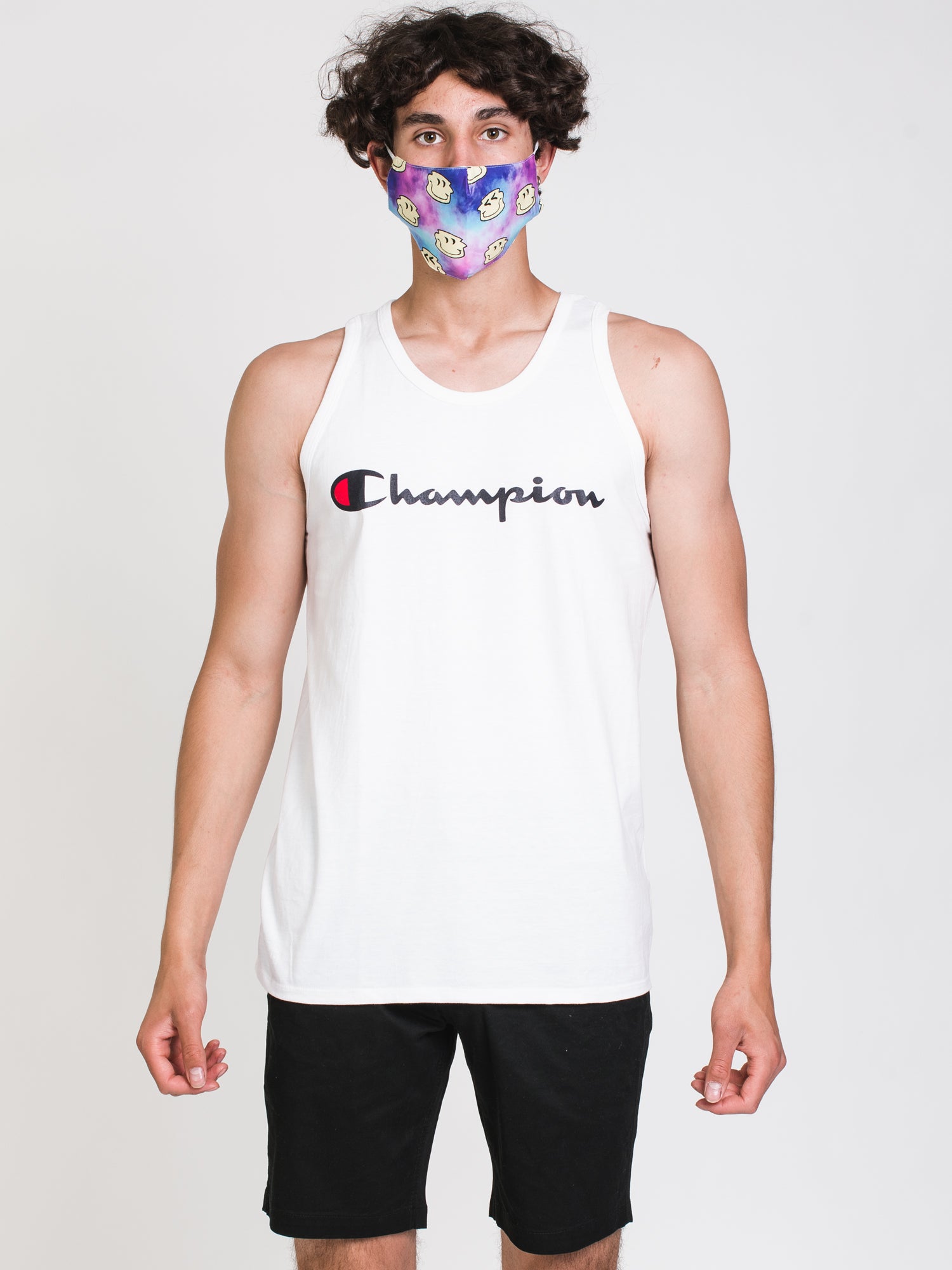Champion Classic Graphic Tank Top for Men & Women - Comfortable Cotton Blend, Vintage Style - Perfect for Gym, Workout, Running & Casual Wear