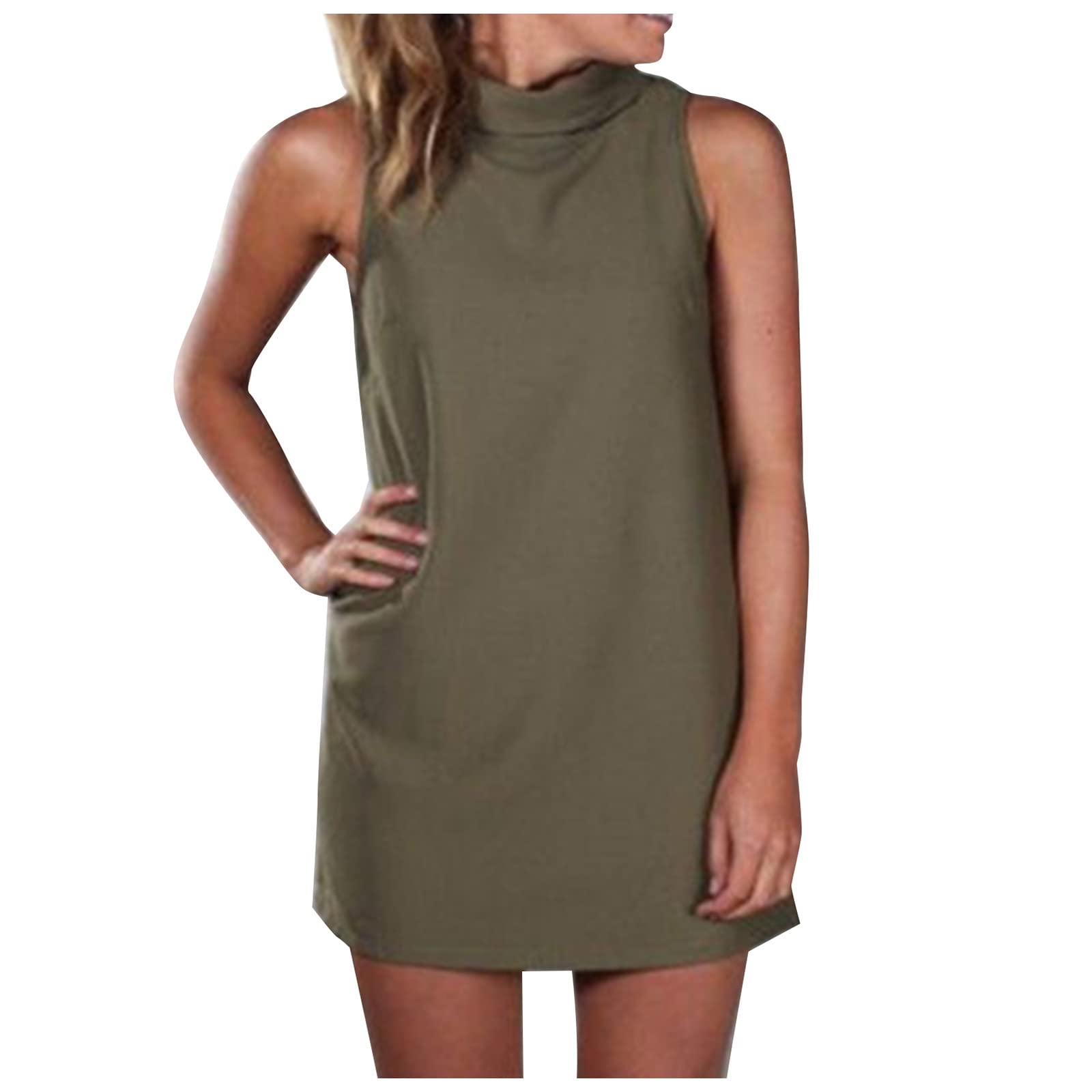 Y2K Women's Summer Maxi Dress - Sage Green Jersey Knit Sexy Wedding Dress Spring Outfits 2022 (Sizes S-3XL) | Perfect for Beach Vacations, Date Nights & Summer Weddings