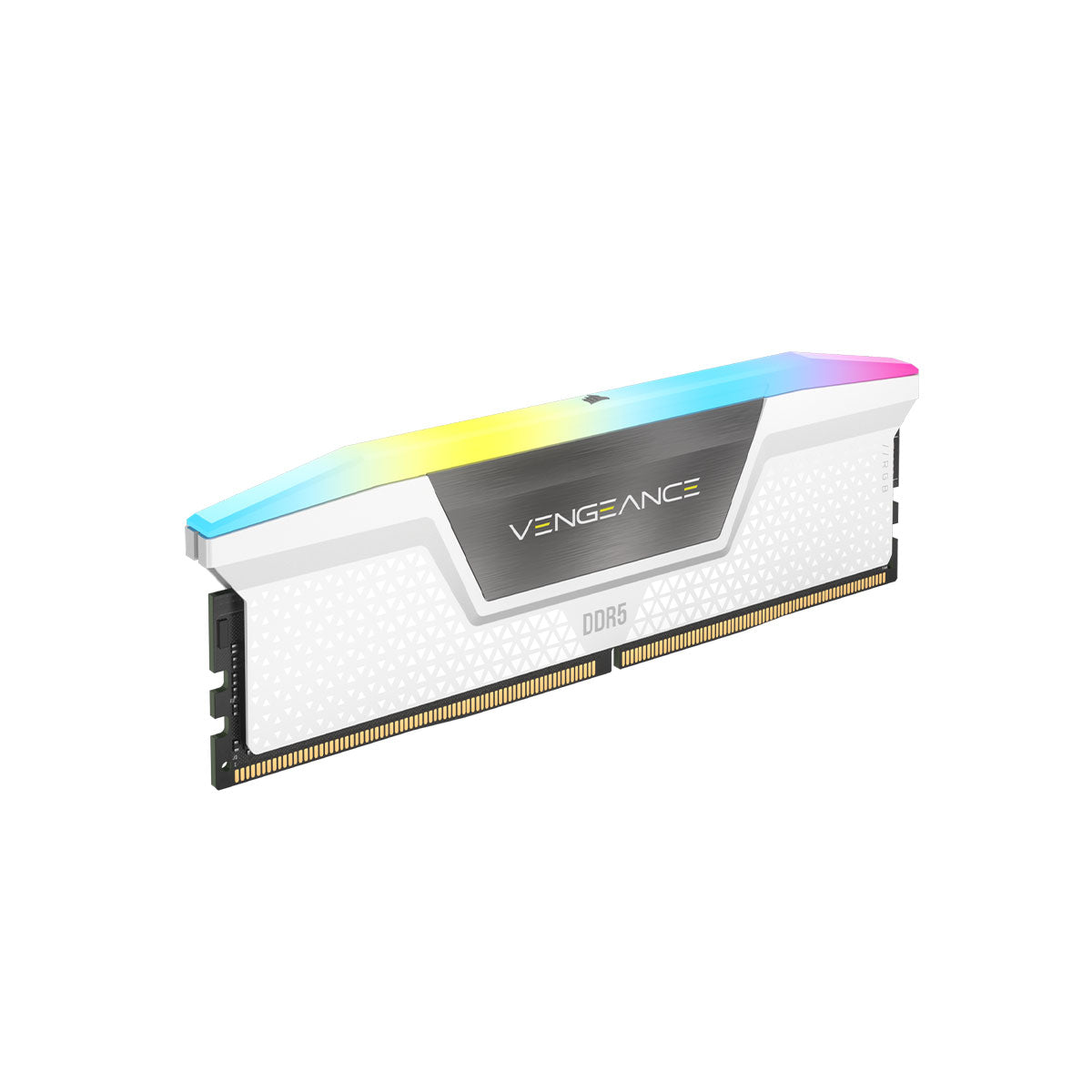 Corsair Vengeance RGB 32GB (2x16GB) DDR5 6200MHz CL36 White Desktop Memory - High Performance Gaming RAM for PC Builds & Content Creation