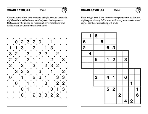 Brain Games for Adults: Mixed Puzzles & Smart Brainteasers to Boost IQ - Perfect for Home, Office & Travel