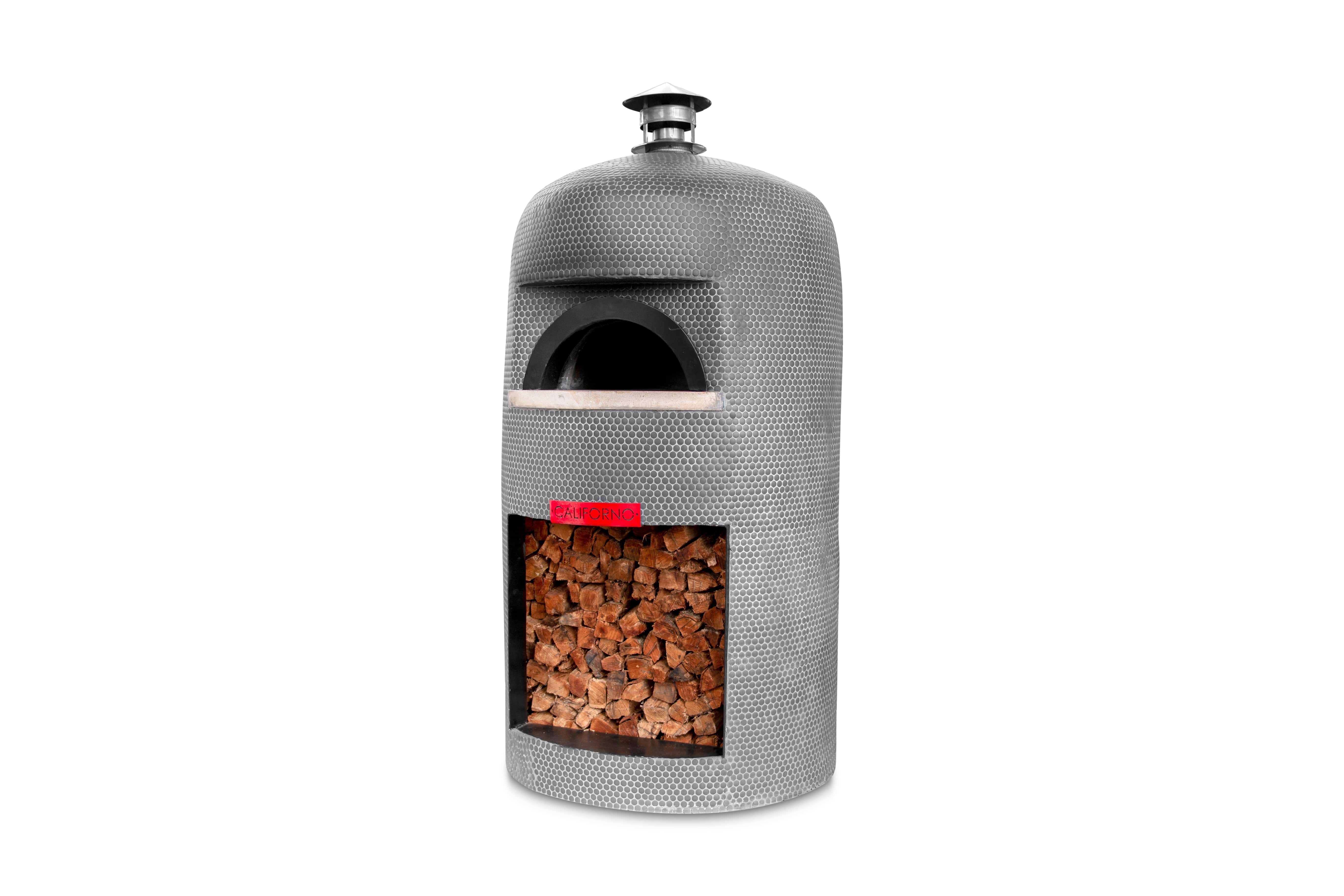 CALIFORNO Bullet Pizza Oven - Portable Outdoor Wood Fired Pizza Maker for Backyard, Camping & Tailgating | Perfect for Home Chefs & Pizza Lovers