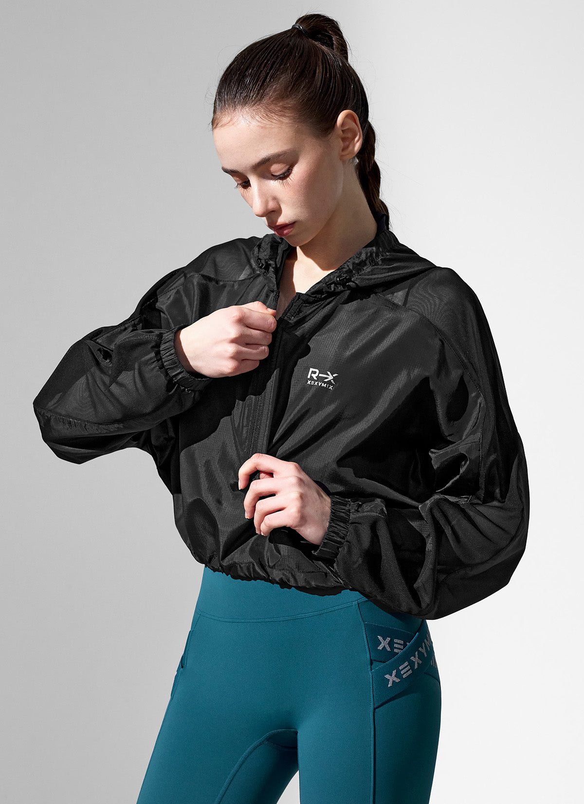 Lightweight RX Airy Mesh Crop Anorak Jacket - Breathable Windbreaker for Women | Perfect for Hiking, Running & Outdoor Activities