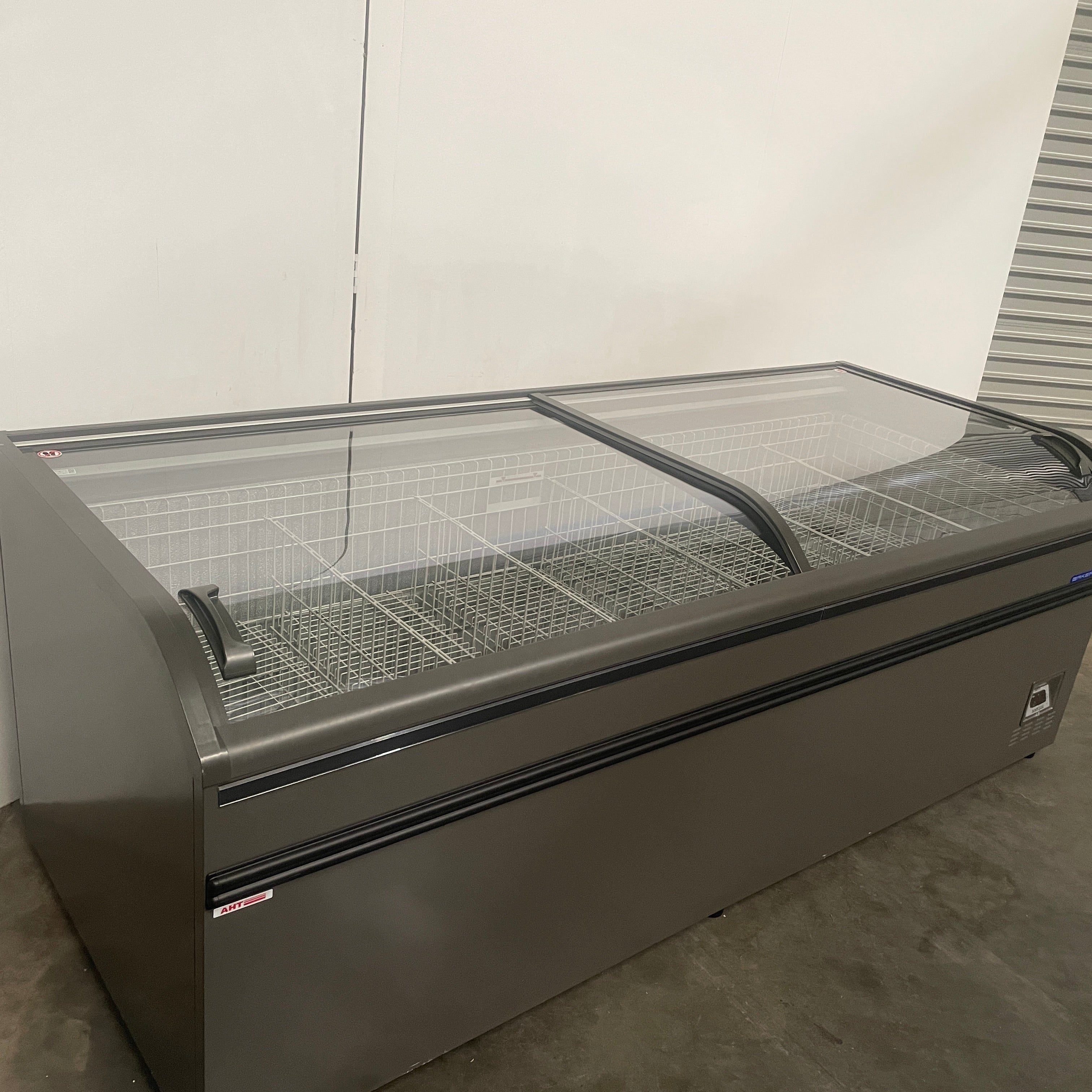 AHT Athen XL 250 Display Freezer - Commercial Glass Door Refrigerator for Restaurants, Grocery Stores & Convenience Stores | Energy Efficient Merchandiser with LED Lighting (Model: 790675)