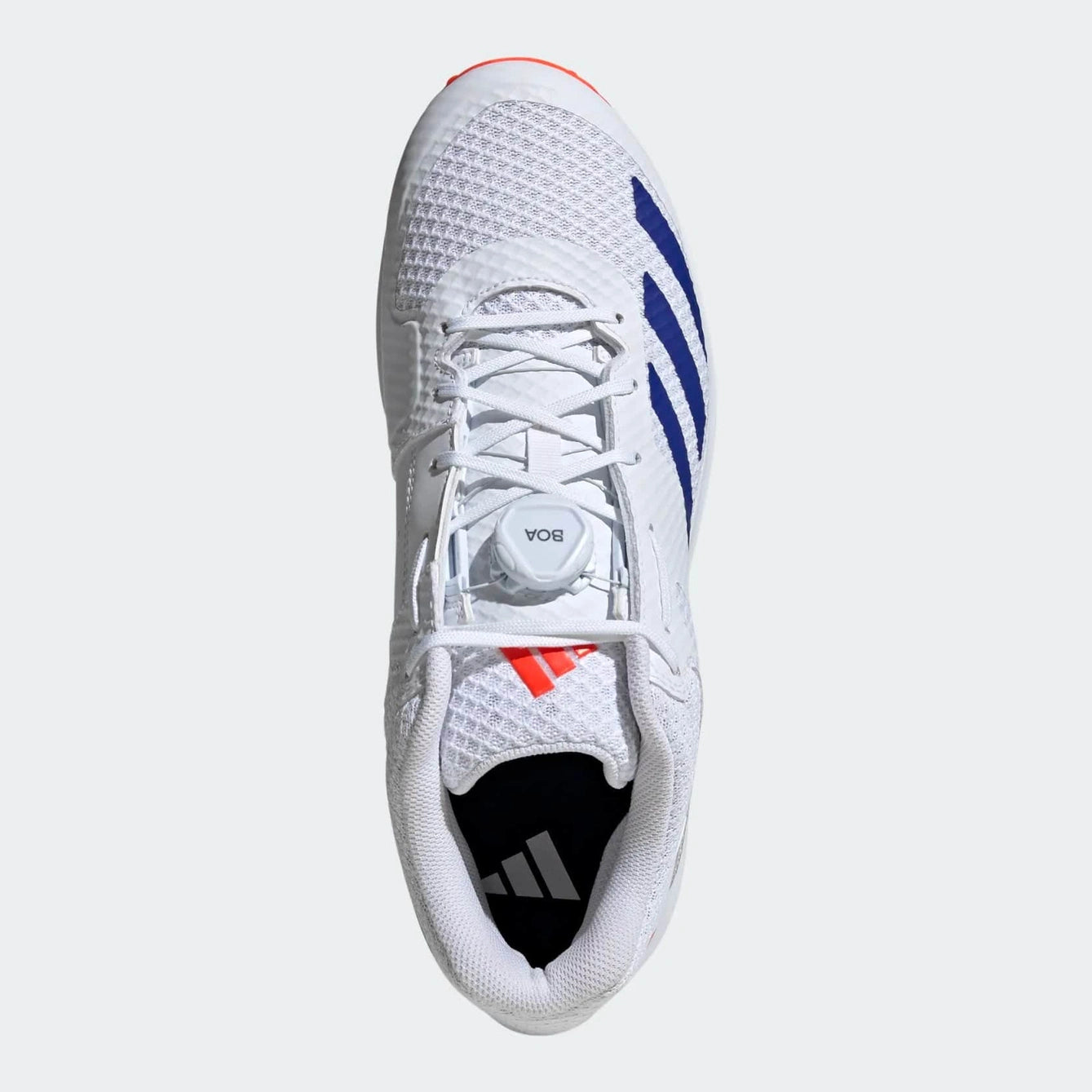 Adidas Adipower Vector Mid Full Spike Cricket Shoes 2024 - Men's Professional Cricket Footwear for Enhanced Grip & Performance - Perfect for Matches, Training & Outdoor Sports
