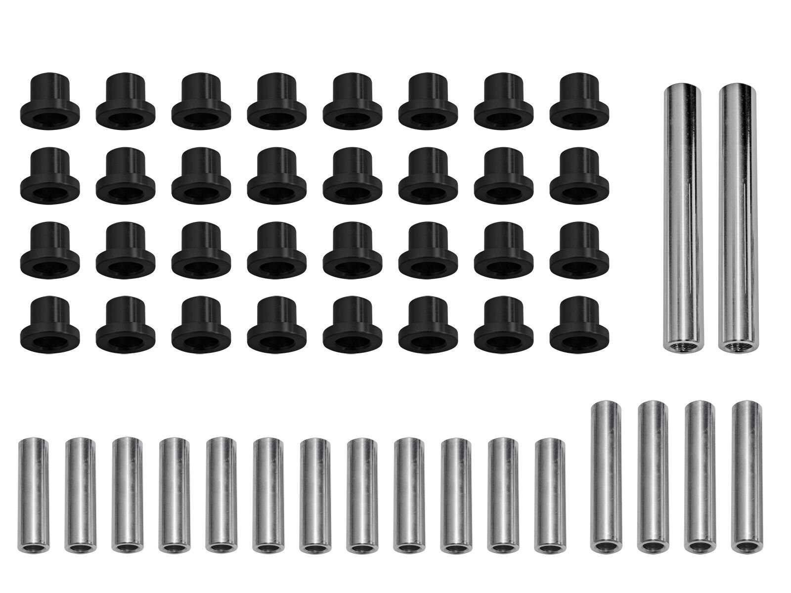 SuperATV Heavy Duty HDPE A-Arm Bushing Kit for Kawasaki Teryx 750/800/4 - Complete Replacement Kit - 3X Stronger Than OEM - Perfect for Off-Roading, Trail Riding & Extreme Terrain Performance