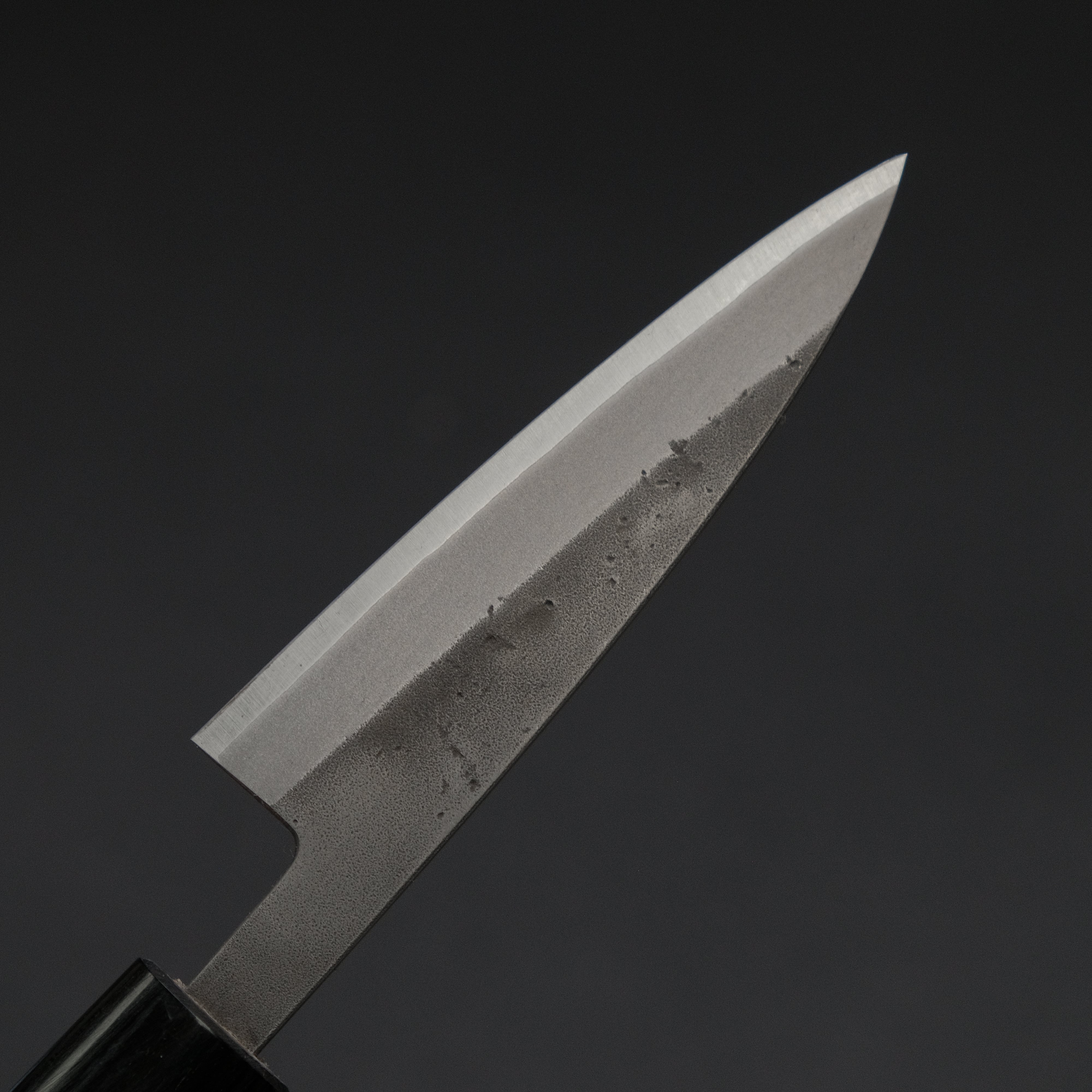Premium Ohishi Blue #2 Nashiji Paring Knife 85mm with Rosewood Handle - Perfect for Fruit Peeling, Vegetable Slicing & Precision Kitchen Tasks