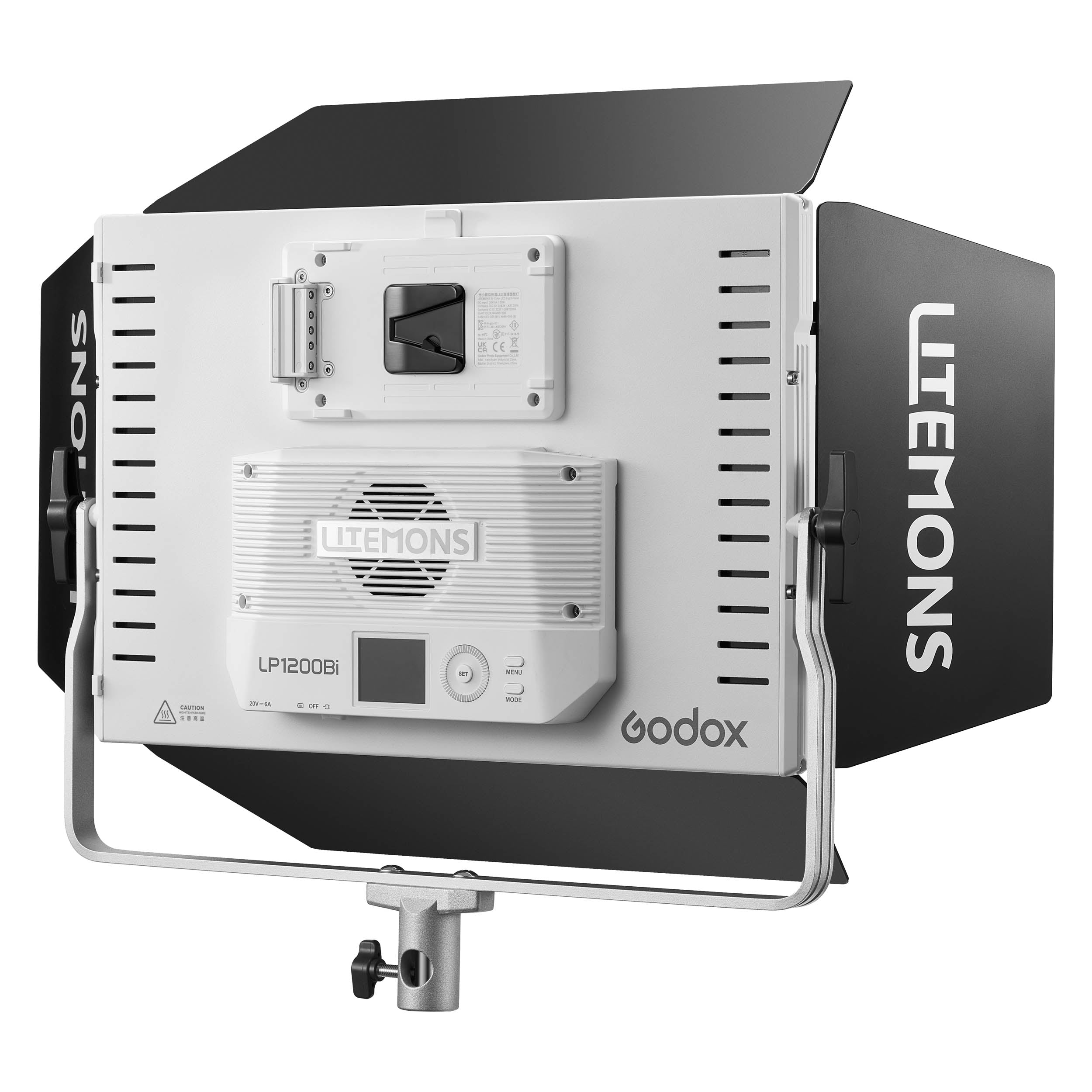 Godox Litemons LP1200BI Professional Bi-Color LED Continuous Lighting Kit - 1200W Equivalent, 3200K-5600K Adjustable for Photography, Videography, YouTube & Studio Production