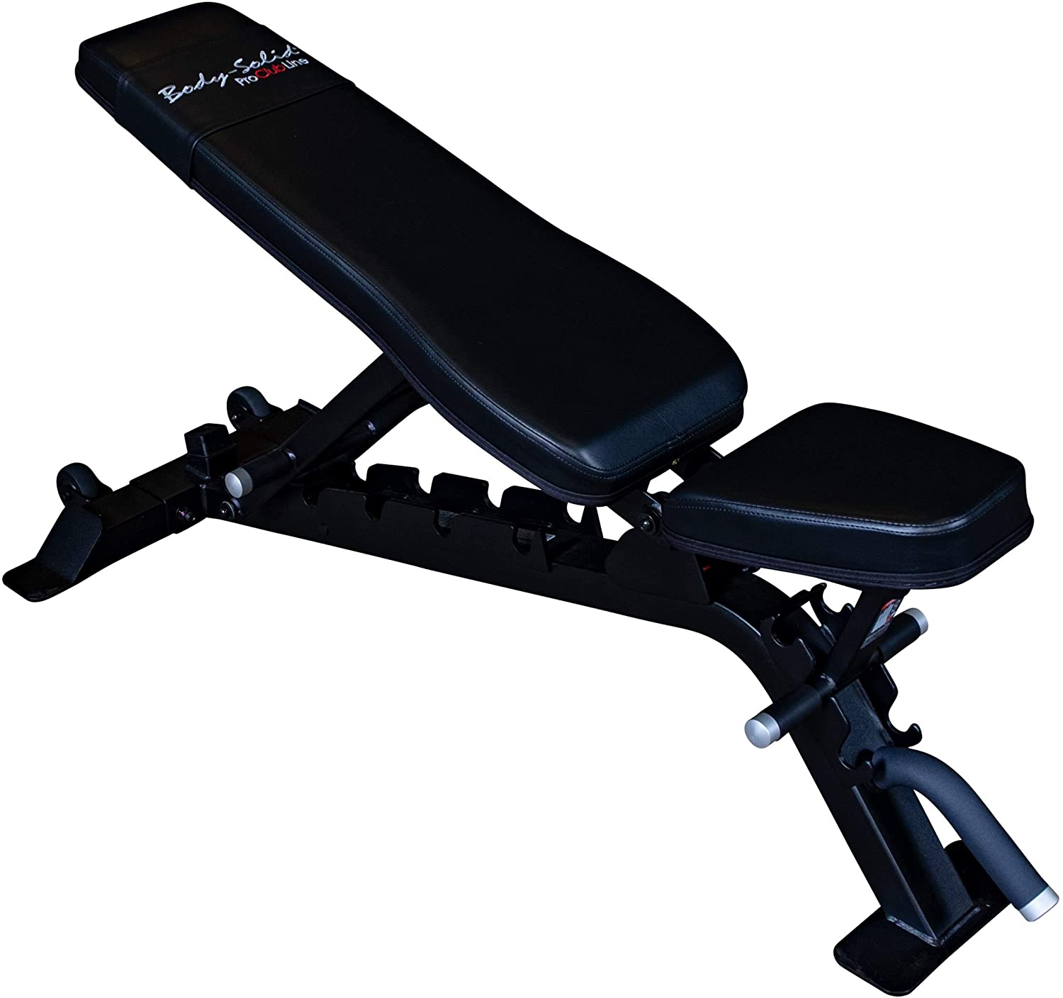 Body Solid ProClub SFID325 Adjustable Weight Bench - Black on Black for Home Gym & Strength Training
