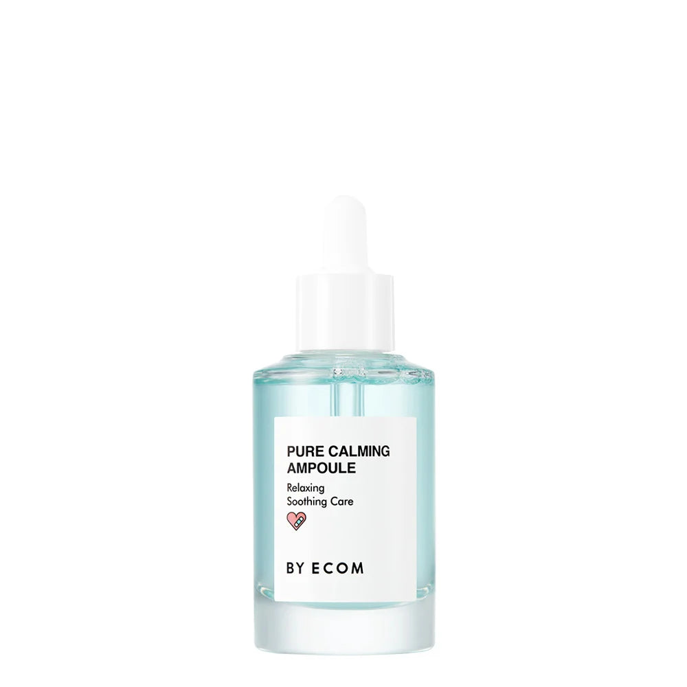 BY ECOM Pure Calming Ampoule 30ml - Soothing Facial Serum for Sensitive Skin, Redness Relief & Hydration - Perfect for Daily Skincare Routine & Post-Treatment Care