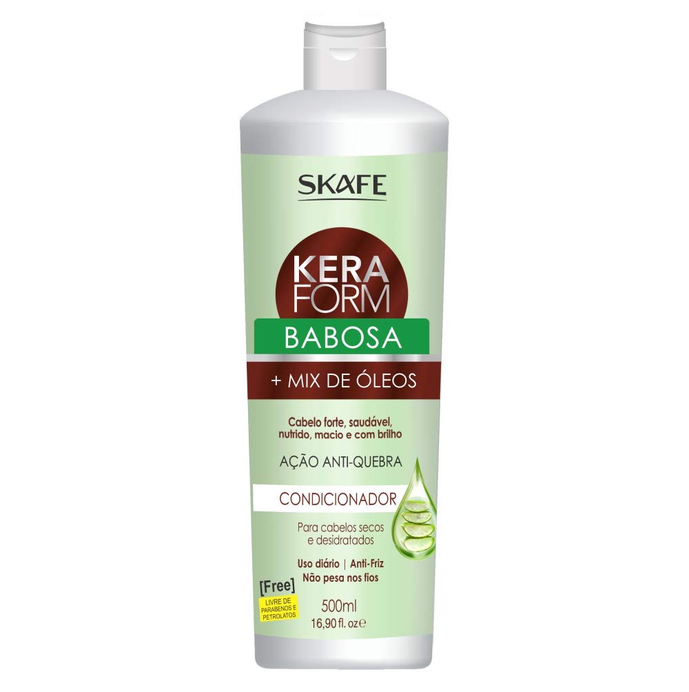 Ker-A-Form Aloe Vera & Oils Deep Conditioning Treatment - 16.9oz (500ml) for Dry, Damaged Hair - Salon Quality Hair Repair at Home