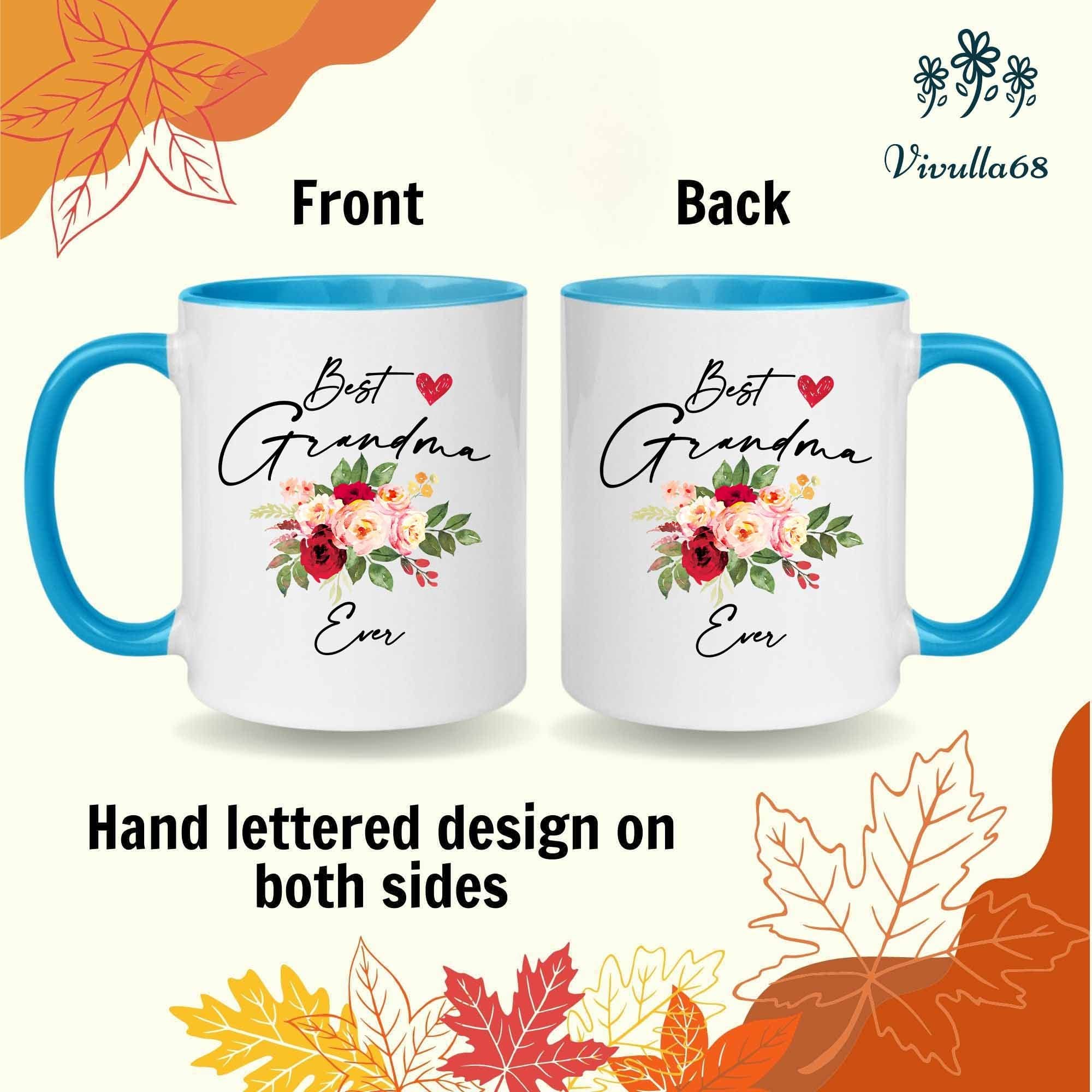 Best Grandma Mug - Unique Gift for Christmas, Birthday & Mother's Day - 11oz