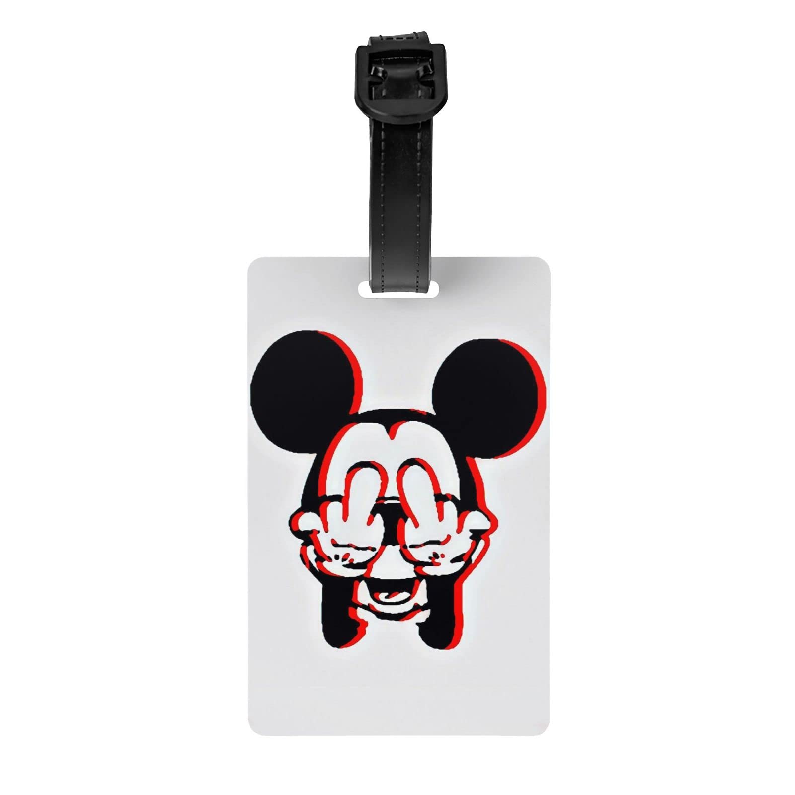 Anime Luggage Tags for Women & Men - Personalized Name ID Labels for Suitcases, Travel Bags & Kids Cartoon Luggage - Funny Baggage Tags for Air Travel, Vacation & School Backpacks