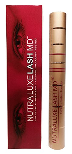 Nutra Luxe MD Eyelash Growth Serum - 0.15 Fl Oz Lash Conditioner for Longer, Thicker Lashes | Natural Eyelash Enhancer for Women & Men | Perfect for Nighttime Use & Special Occasions
