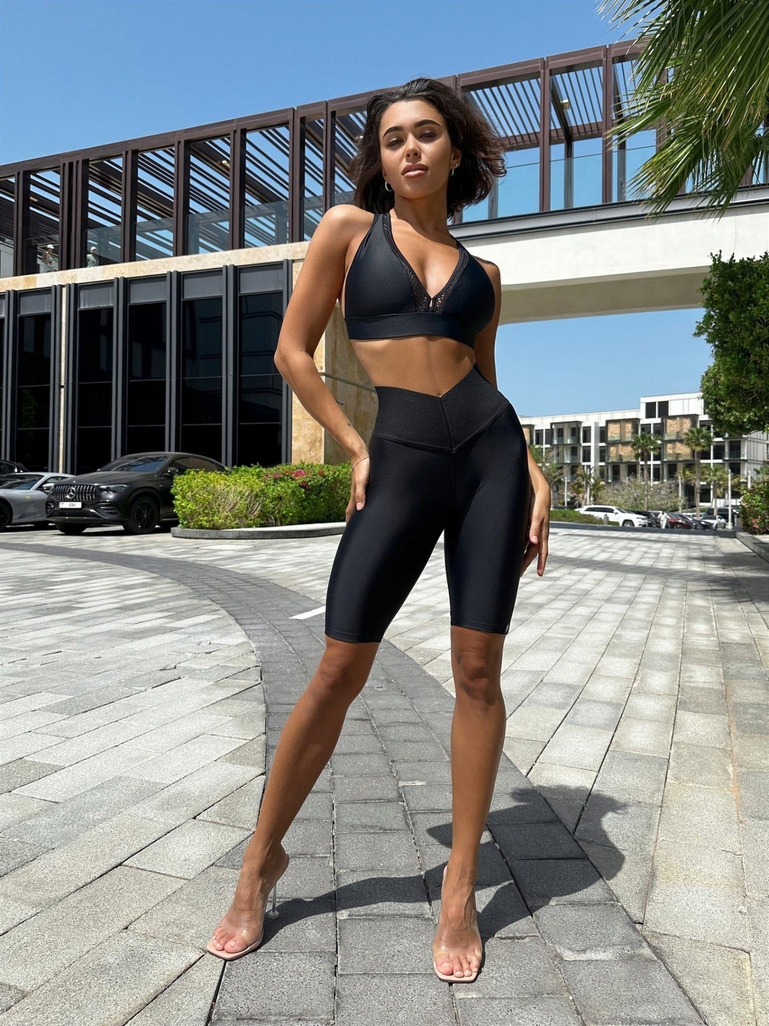 Premium High Waist Biker Shorts for Women - Butt Lifting Workout Shorts with Push Up Effect | Gym, Yoga, Running & Casual Wear