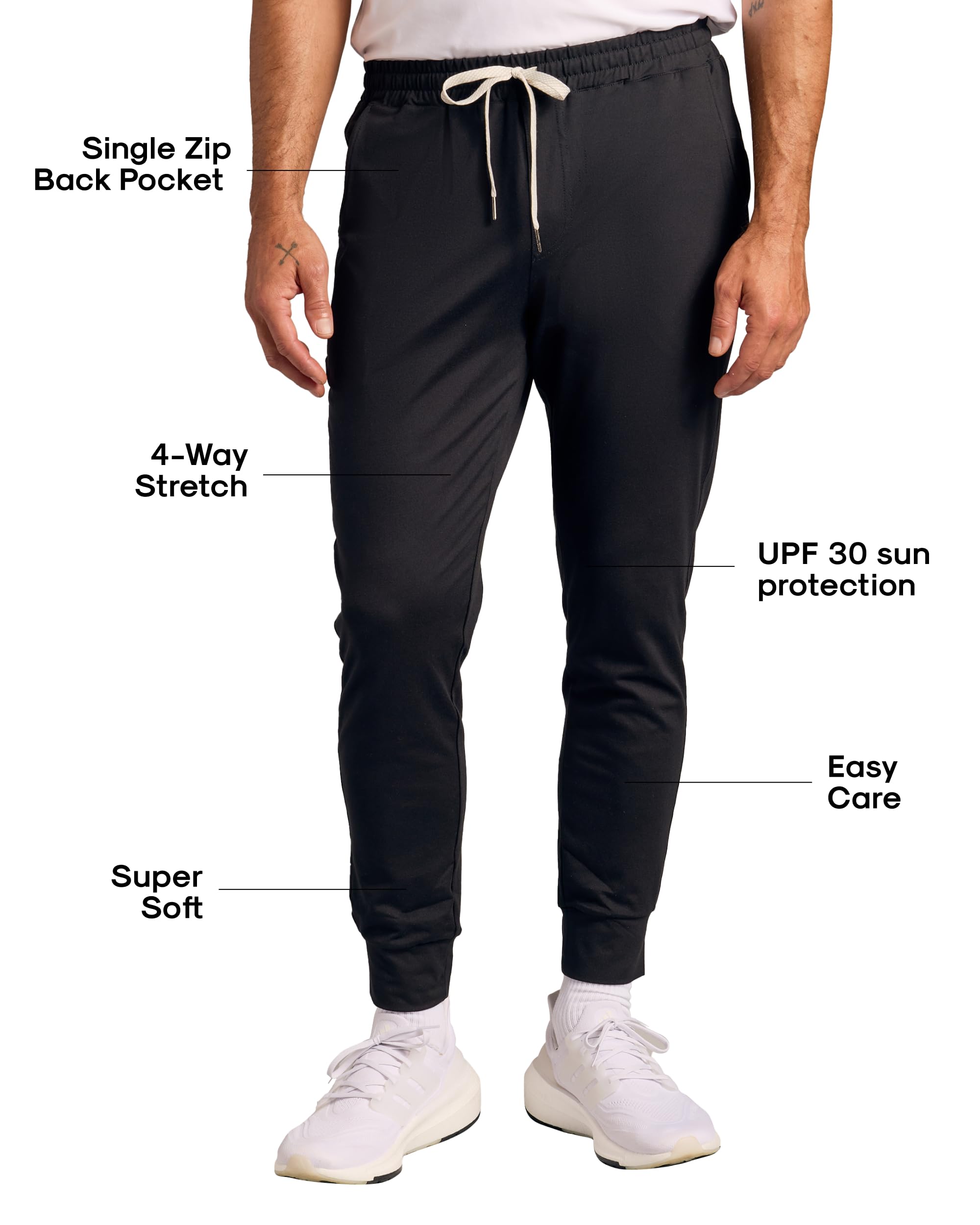 True Classic Men's Joggers - Premium Fleece & Active Fabric Sweatpants for Men | Comfortable Athletic Pants for Gym, Lounge & Casual Wear