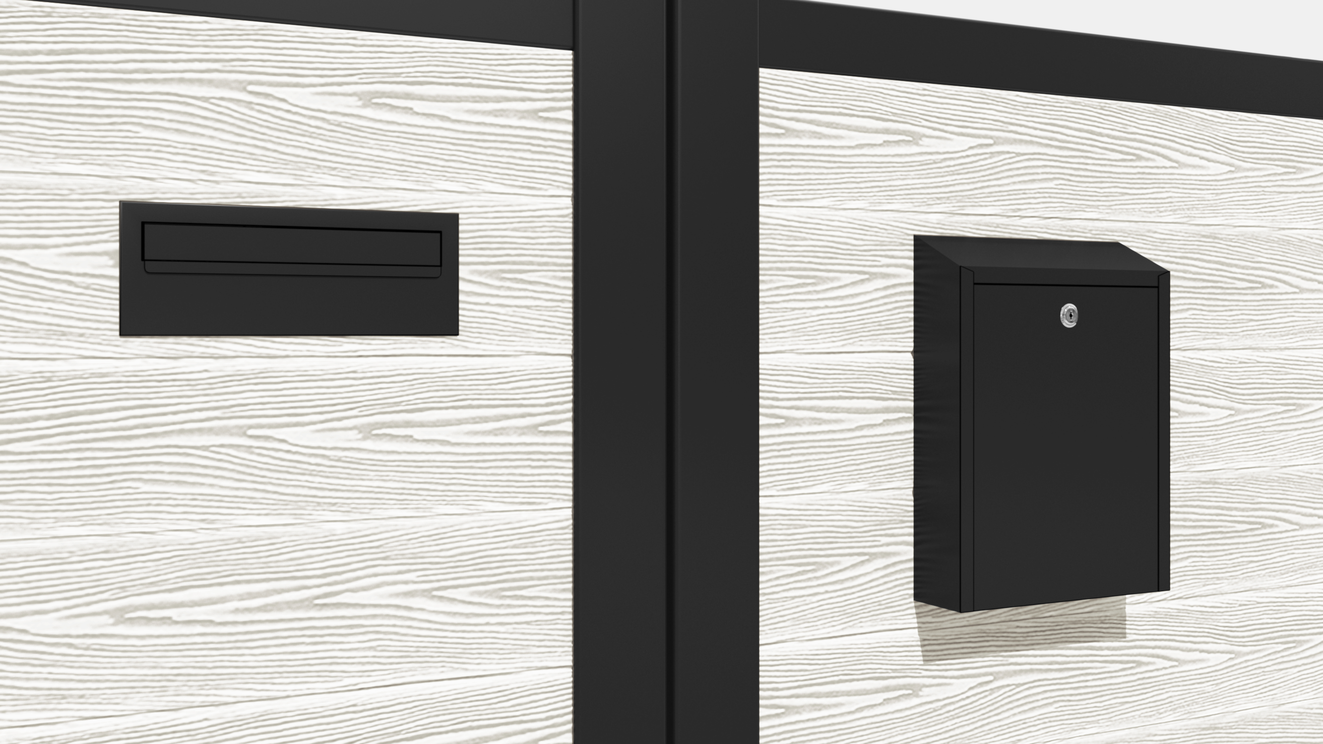 Classic Aspen Curved Top Driveway Gate - Light Stone Finish - End Screen - Perfect for Residential Driveways, Garden Entrances & Estate Security