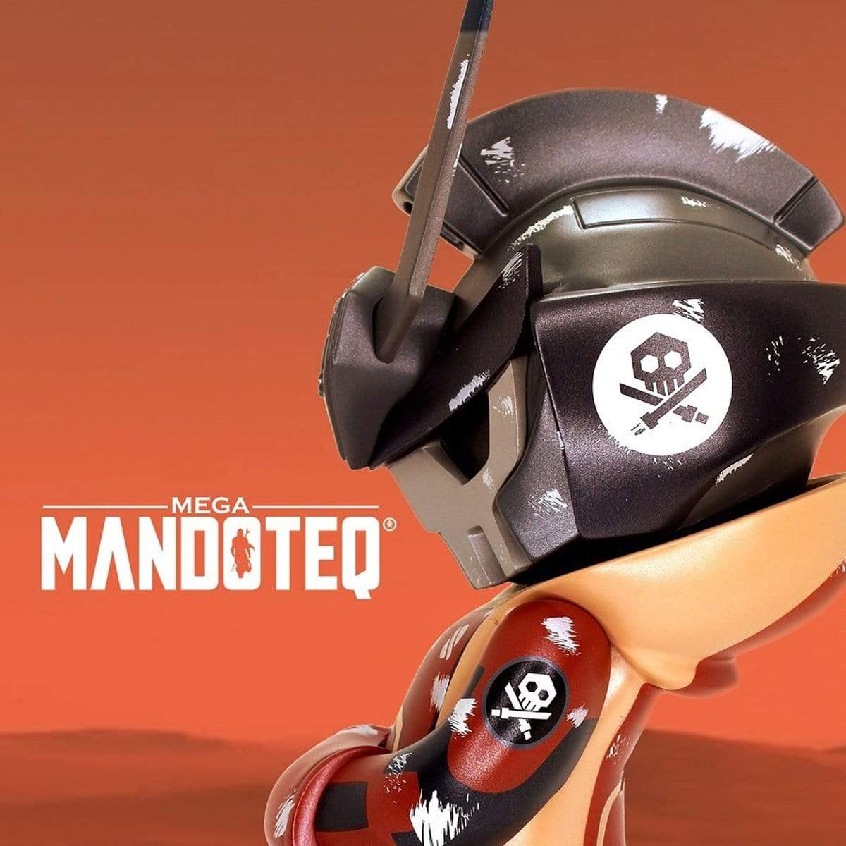 Mandalorian MEGA TEQ 63 Collectible Action Figure by Martian Toys x Quiccs - Perfect for Star Wars Fans, Display & Collectibles