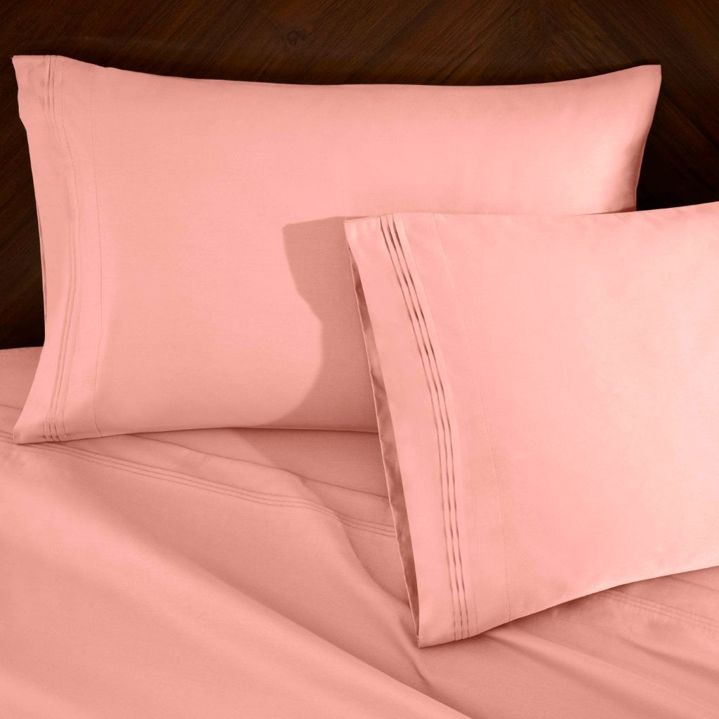 Premium 1000 Thread Count Egyptian Cotton Sheet Set - Eco-Friendly, Breathable & Hypoallergenic - Perfect for Luxury Bedrooms & Hot Sleepers