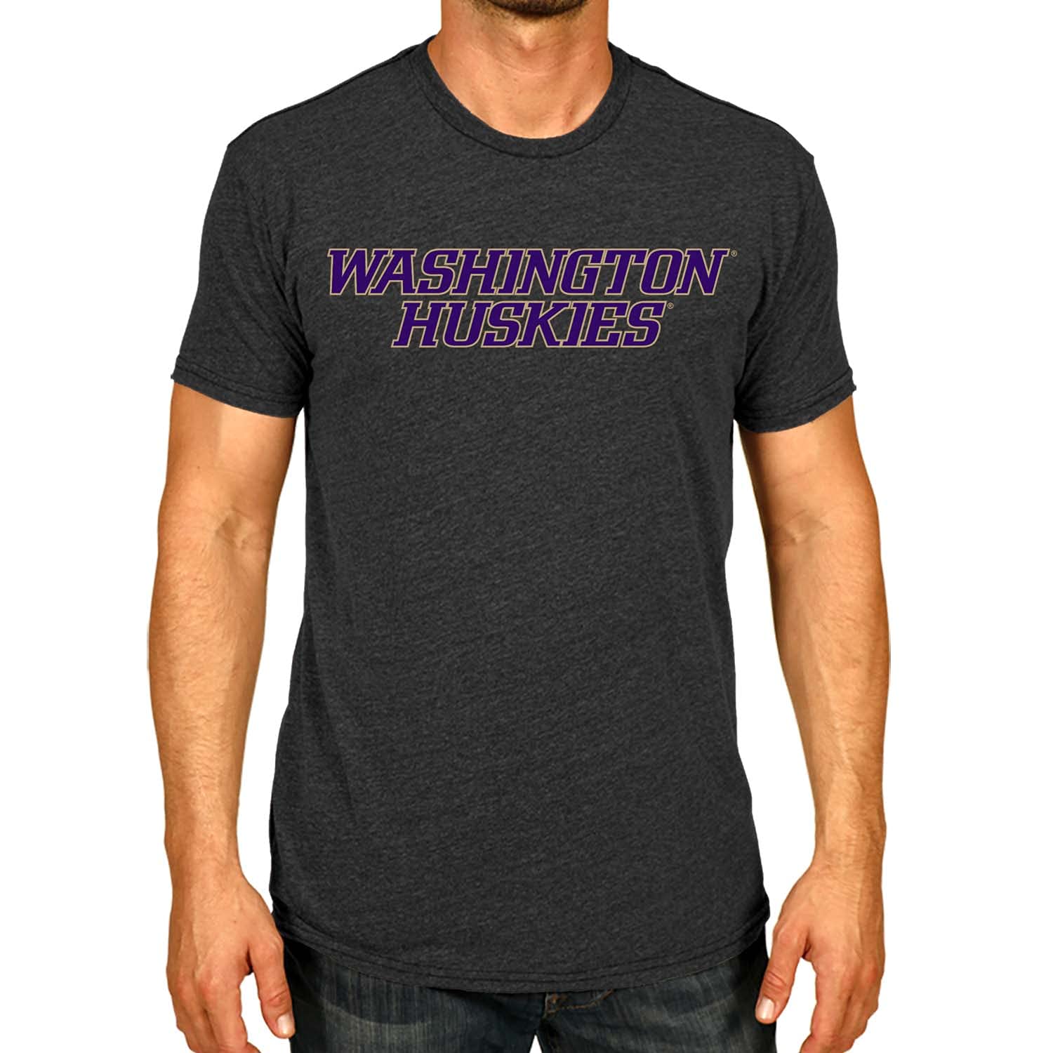 NCAA Adult Cotton Blend Tagless T-Shirt - Soft Ringspun Fabric, Charcoal Grey, Comfort Fit - Perfect for Game Day, School Spirit & Casual Wear