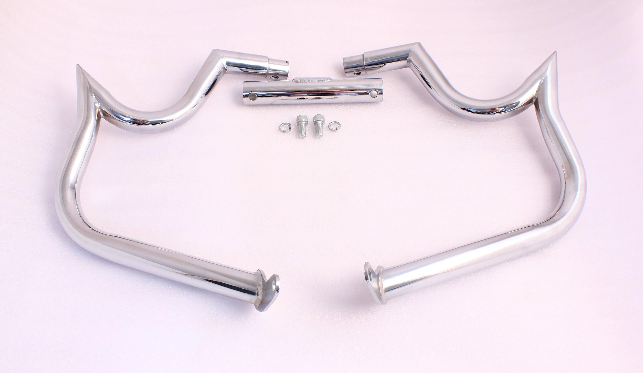 Harley Davidson Softail Engine Guard Crash Bar - Chrome Detachable Protection for Fatboy, Heritage Deluxe & Slim Models (2000-2017) | Perfect for Highway Riding & Custom Bike Builds