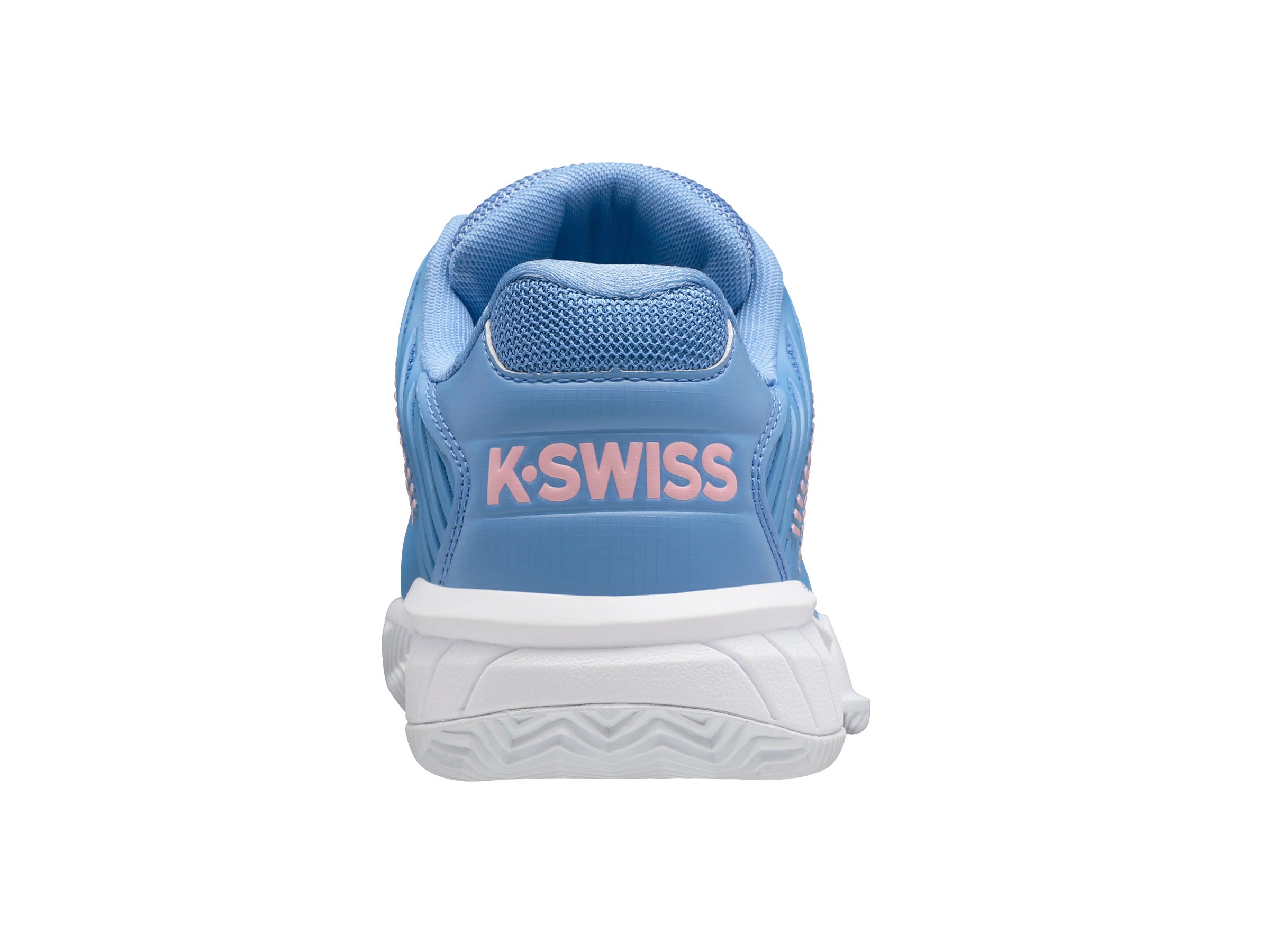 Hypercourt Express 2 Clay Tennis Shoes - Silver Lake Blue/White/Orchid Pink | Lightweight & Durable for Competitive Play | Perfect for Clay Courts & Training Sessions