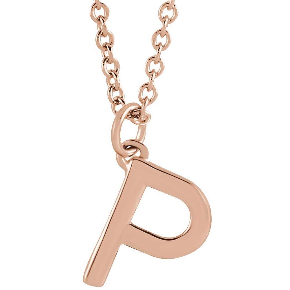 Alphabet Initial Letter Dangle Charm Pendant Necklace - 18 Inch Gold/Silver Personalized Name Necklace for Women - Perfect Gift for Birthday, Anniversary & Valentine's Day