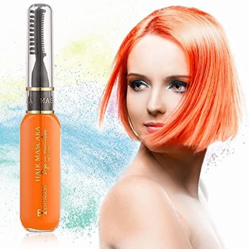 Temporary Hair Dye Spray for Kids & Adults - Washable Hair Color Chalk & Mascara for Instant Highlights - Perfect for Halloween, Cosplay, Parties & DIY Styling (Non-Permanent Hair Color)