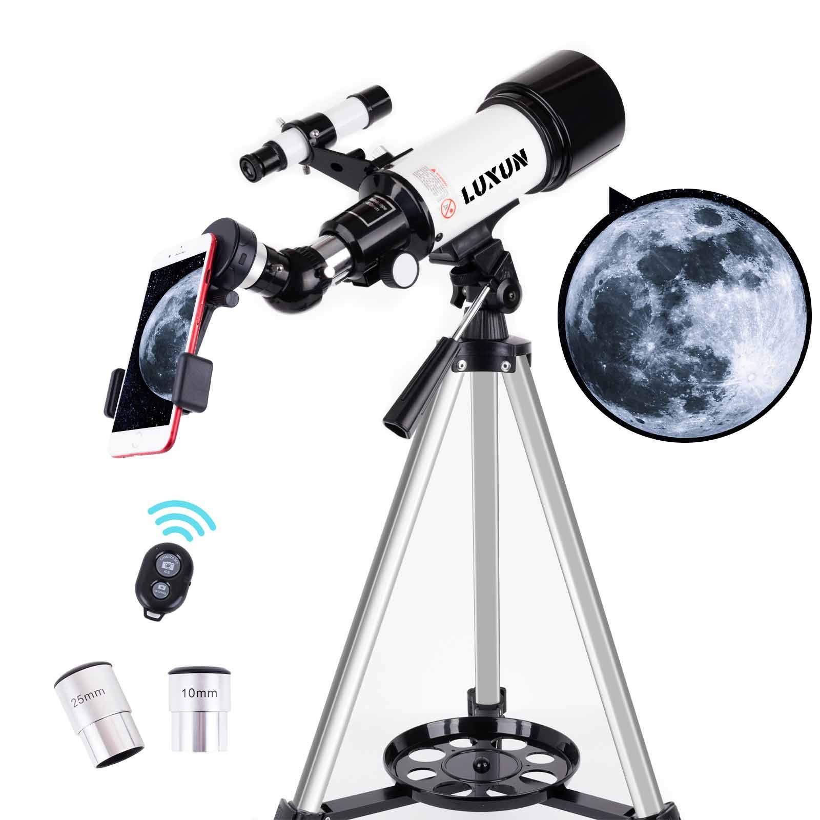 Professional Astronomy Telescope for Adults & Kids - High Power Refractor Telescope for Viewing Planets, Moon & Stars - Perfect for Beginners 5-12 Years Old - Ideal for Stargazing, Astrophotography & Space Exploration