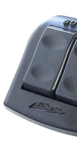 Bennett Marine ES2000 Euro-Style Rocker Switch - Black | Waterproof Boat Toggle Switch for Marine, RV & Automotive Use