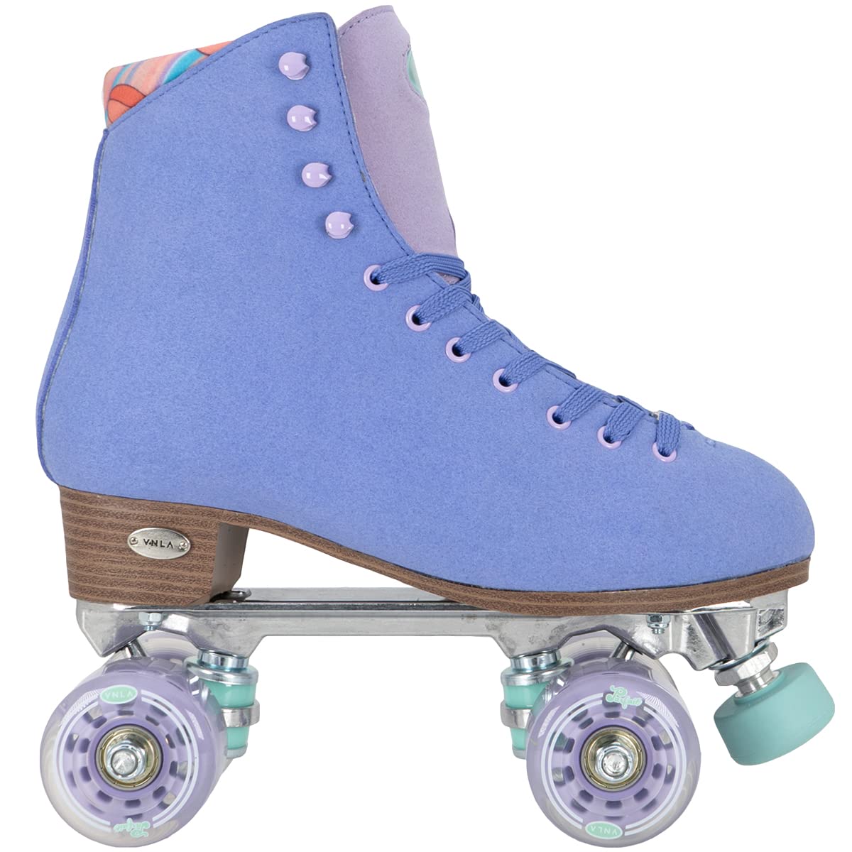 VNLA Parfait Outdoor Roller Skates for Women - Comfortable & Durable Quad Skates with Stylish Design | Perfect for Park Trails, Rink Skating & Outdoor Fitness Activities