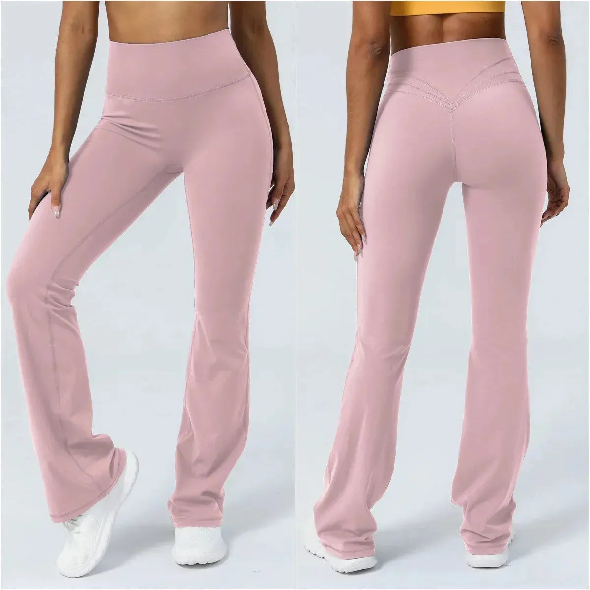 Women's High Waist Yoga Pants - 4-Way Stretch Tummy Control Workout Leggings for Running, Gym & Lounge - Bootcut Flare Pants with Sweat-Wicking Fabric (Ideal for Yoga, Pilates, Dance & Everyday Wear)