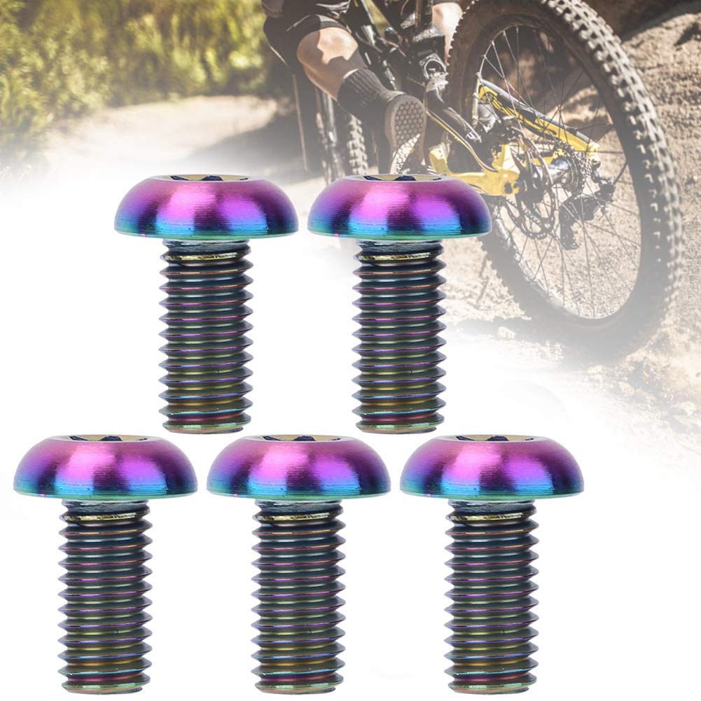 Titanium Bike Water Bottle Cage Screws M5*10 - Lightweight & Leakproof for Cycling