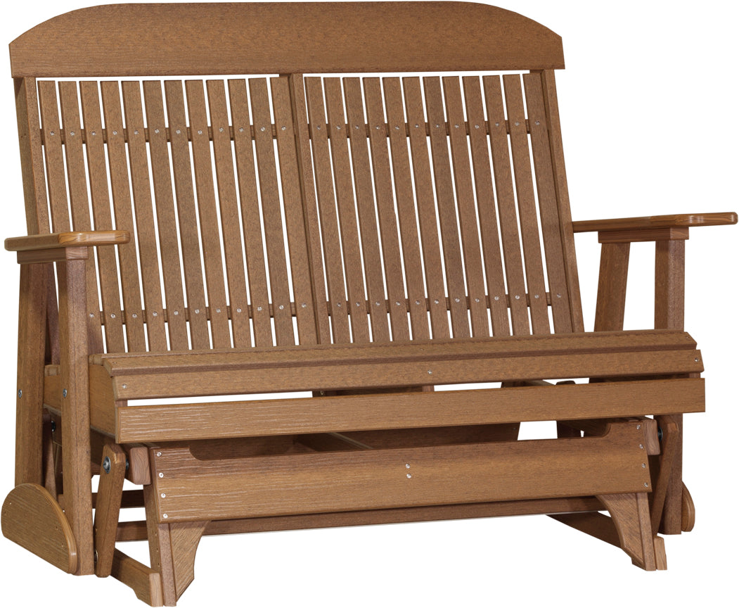 LuxCraft 4 Foot Classic Glider Rocking Chair - Perfect for Nursery, Living Room & Patio Relaxation