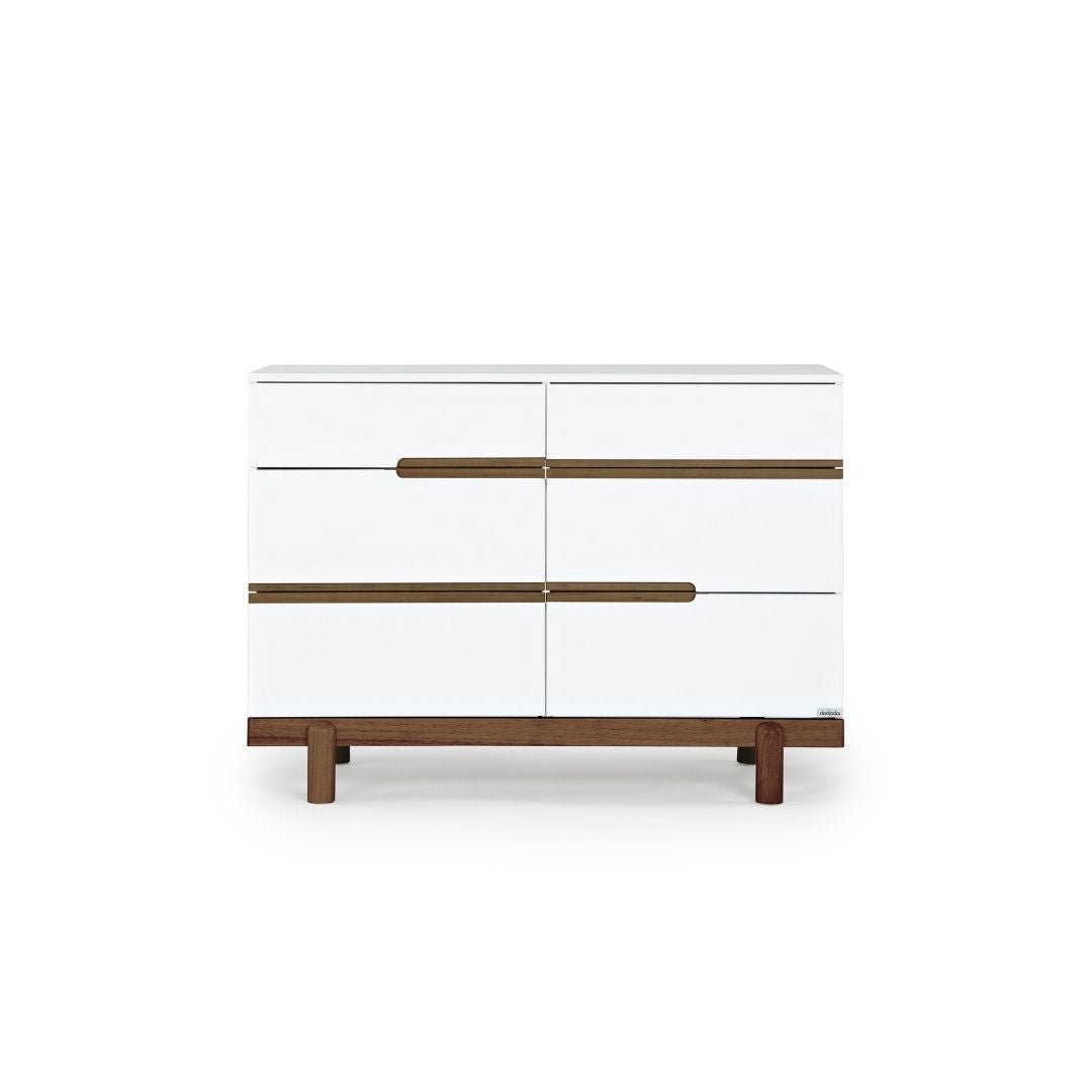 dadada Bliss 6-Drawer Dresser - Modern Wooden Chest of Drawers for Bedroom, Nursery & Closet Organization | Stylish Storage Furniture for Home & Office