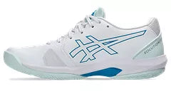 Asics Women's Solution Swift FF 2 Tennis Shoes - Sky/Reborn Blue | Lightweight & Breathable | Perfect for Competitive Matches & Court Training