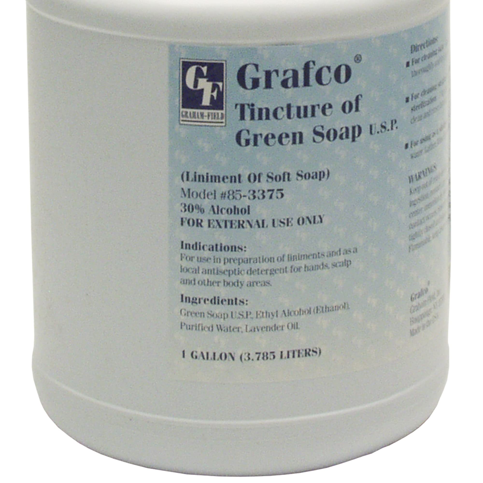 Grafco Tincture of Green Soap - Medical Antibacterial Liquid Soap (4-Pack) | Alcohol Blend Skin Cleanser | USP 3375 Certified | For Wound Care, Pre-Surgical Scrubs & Dermatological Procedures
