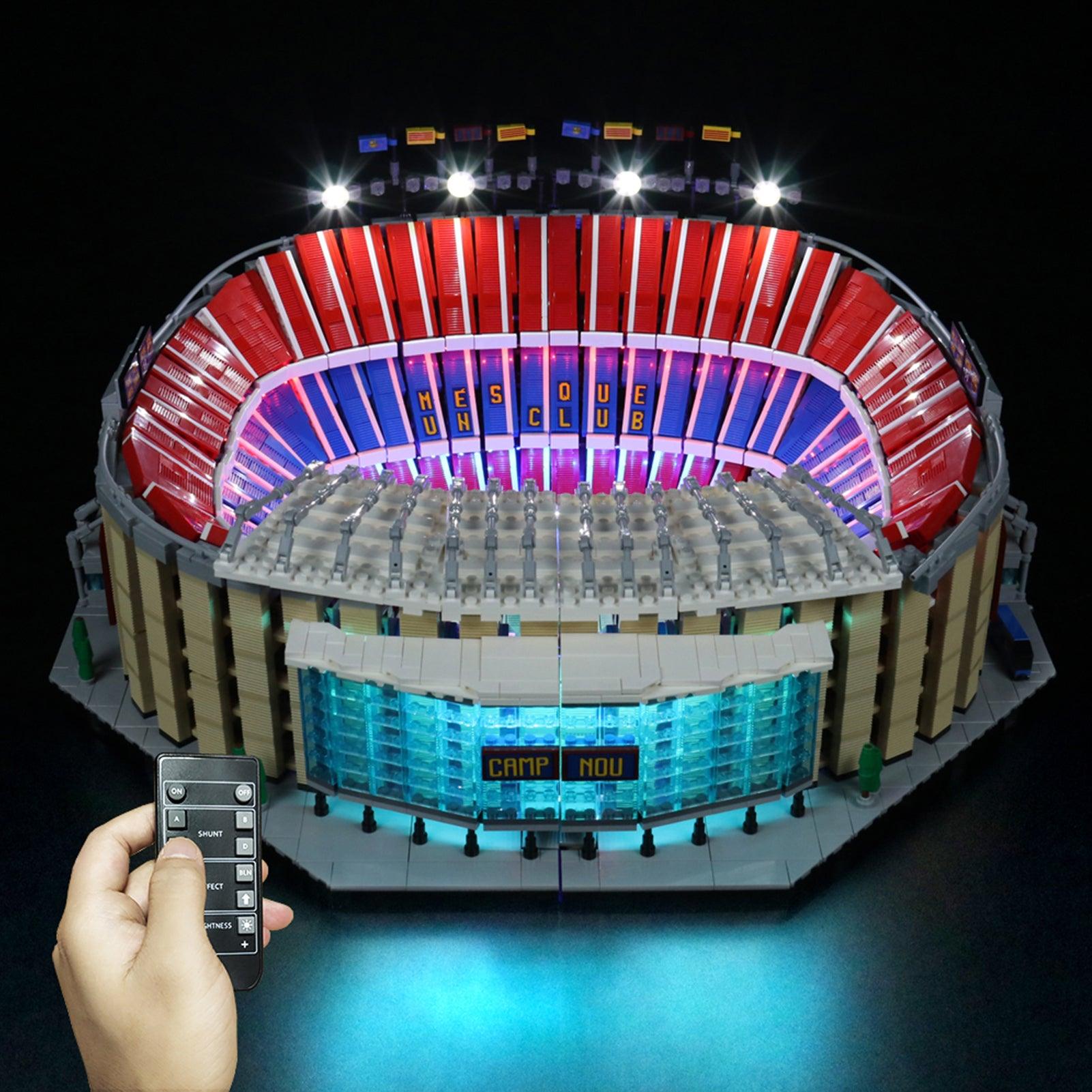LEGO City Camp Nou FC Barcelona 10284 Light Kit – LED Lighting Set for LEGO Stadium Model – Perfect for Display & Nighttime Showcase