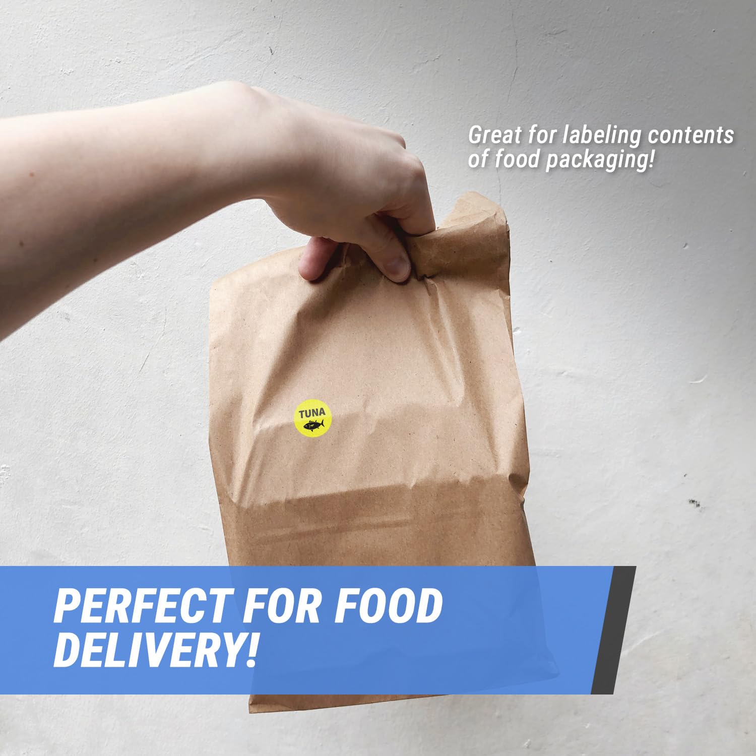 600 Tuna Stickers Labels - 1