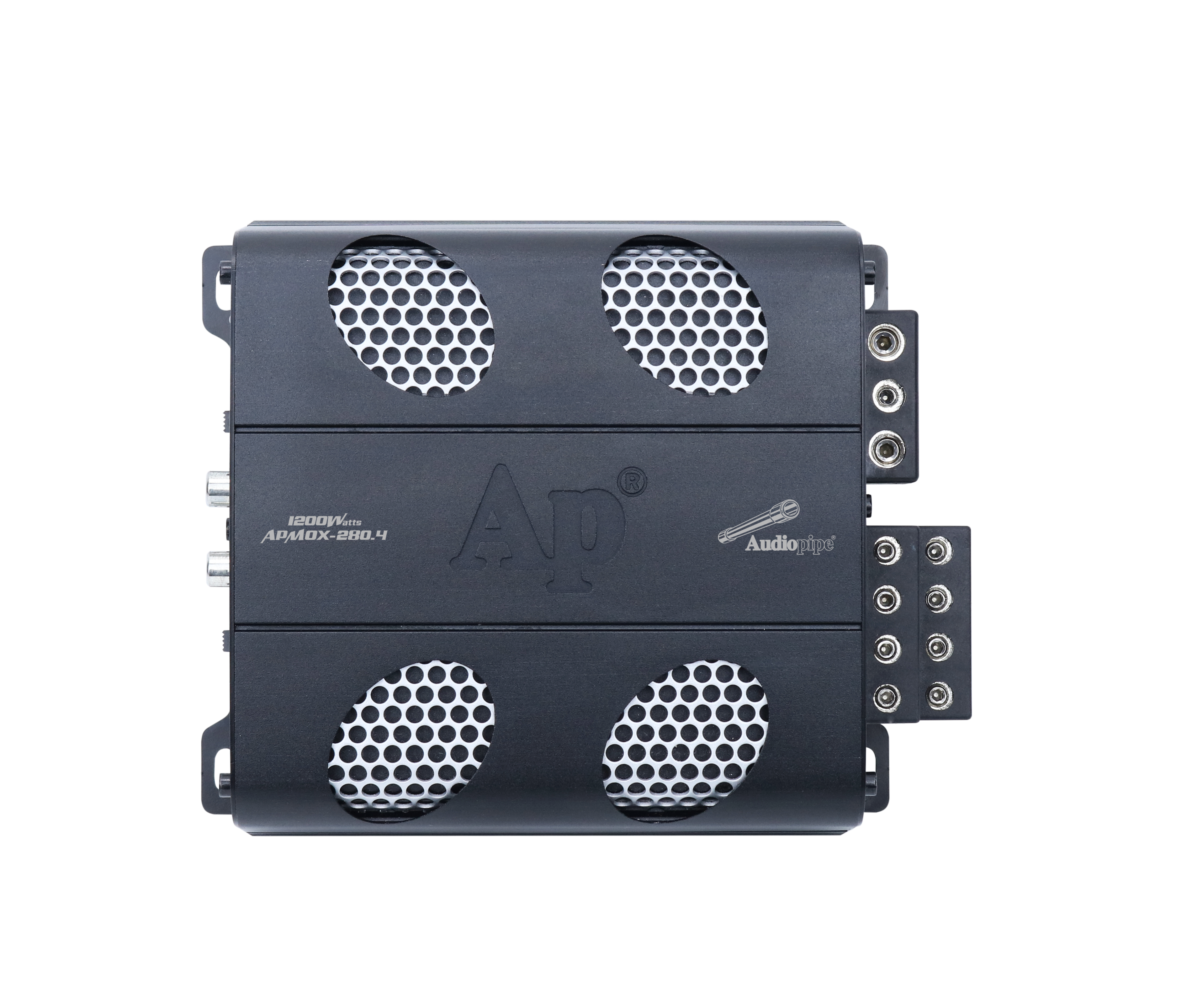 APMOX 280.4 280W Full Range Class D Mini Amplifier - Compact Power for Home Theater, Car Audio & Studio Monitors