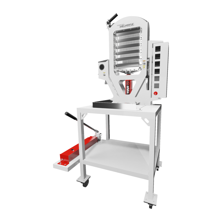 25 Ton Rosin Press Machine for High-Yield Extraction - Professional Hydraulic Heat Plates for DIY Rosin, Essential for Home and Commercial Cannabis Processing