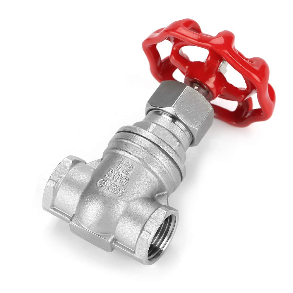 Stainless Steel Sluice Valve - Solid Gate Valve for Water, Oil & Gas - Heavy Duty Wear-Resistant for Mechanical & Chemical Equipment - Ideal for Industrial Piping Systems, Water Treatment Plants & Oil Refineries