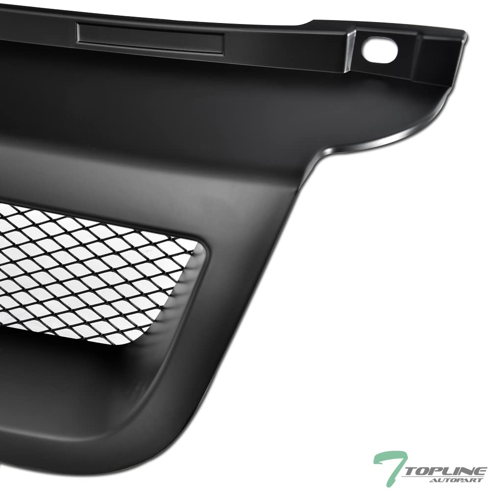 1999-2005 VW Jetta Bora MK4 Matte Black Aluminum Mesh Front Bumper Grille - Replacement Car Grill for Improved Airflow & Stylish Look - Perfect for Car Enthusiasts & Auto Upgrades
