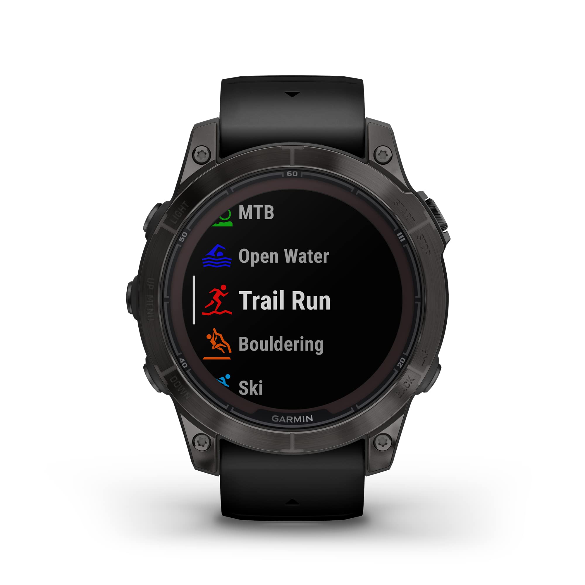 Garmin fēnix 7 Pro Sapphire Solar GPS Smartwatch - Multisport Watch with Built-in Flashlight & Solar Charging - Rugged Outdoor Fitness Tracker for Running, Hiking, Cycling & Swimming - Black