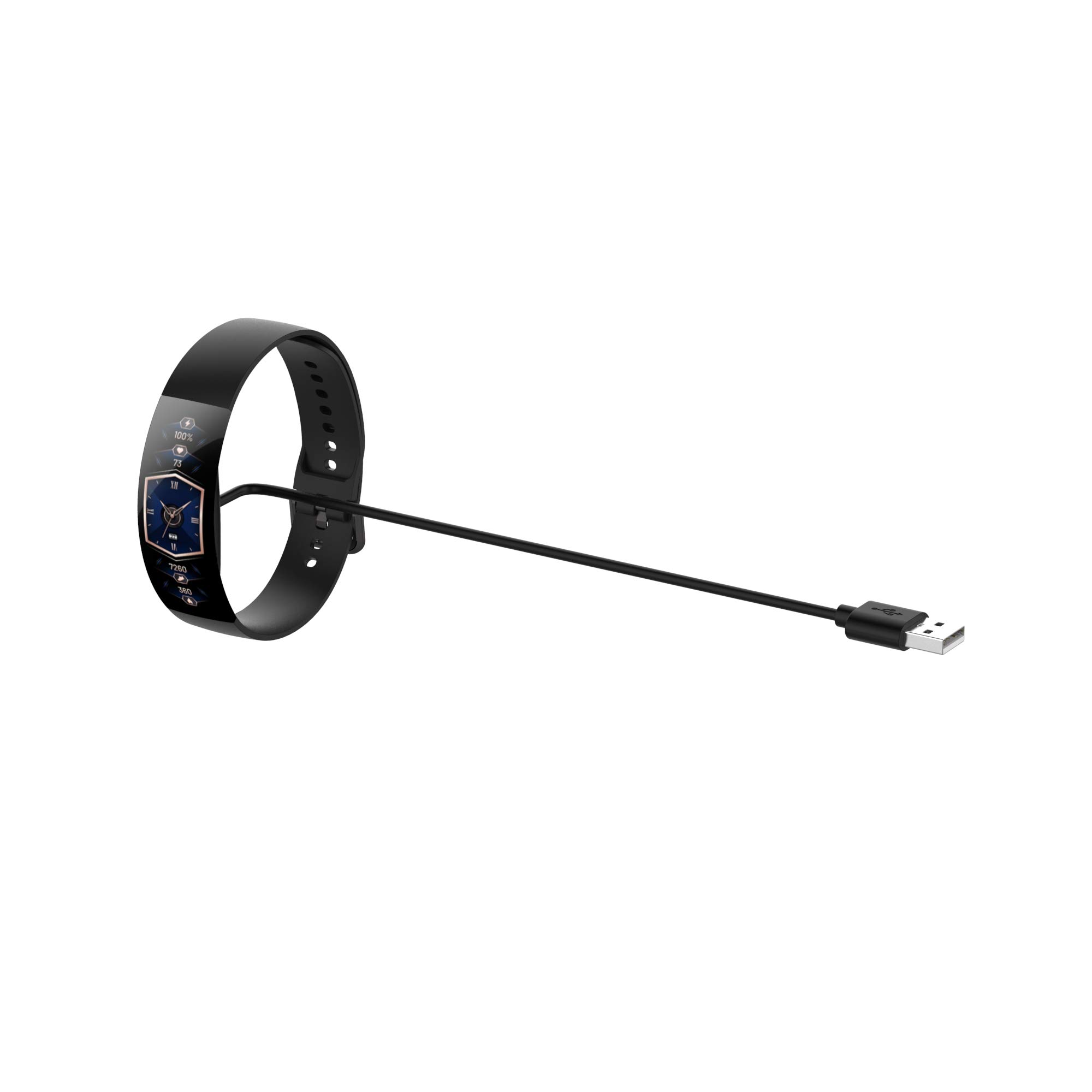 Amazfit X Curved Smart Watch Replacement Charger - 100cm USB Charging Cable for Amazfit X Smart Watch Accessories | Perfect for Travel, Workout & Daily Use